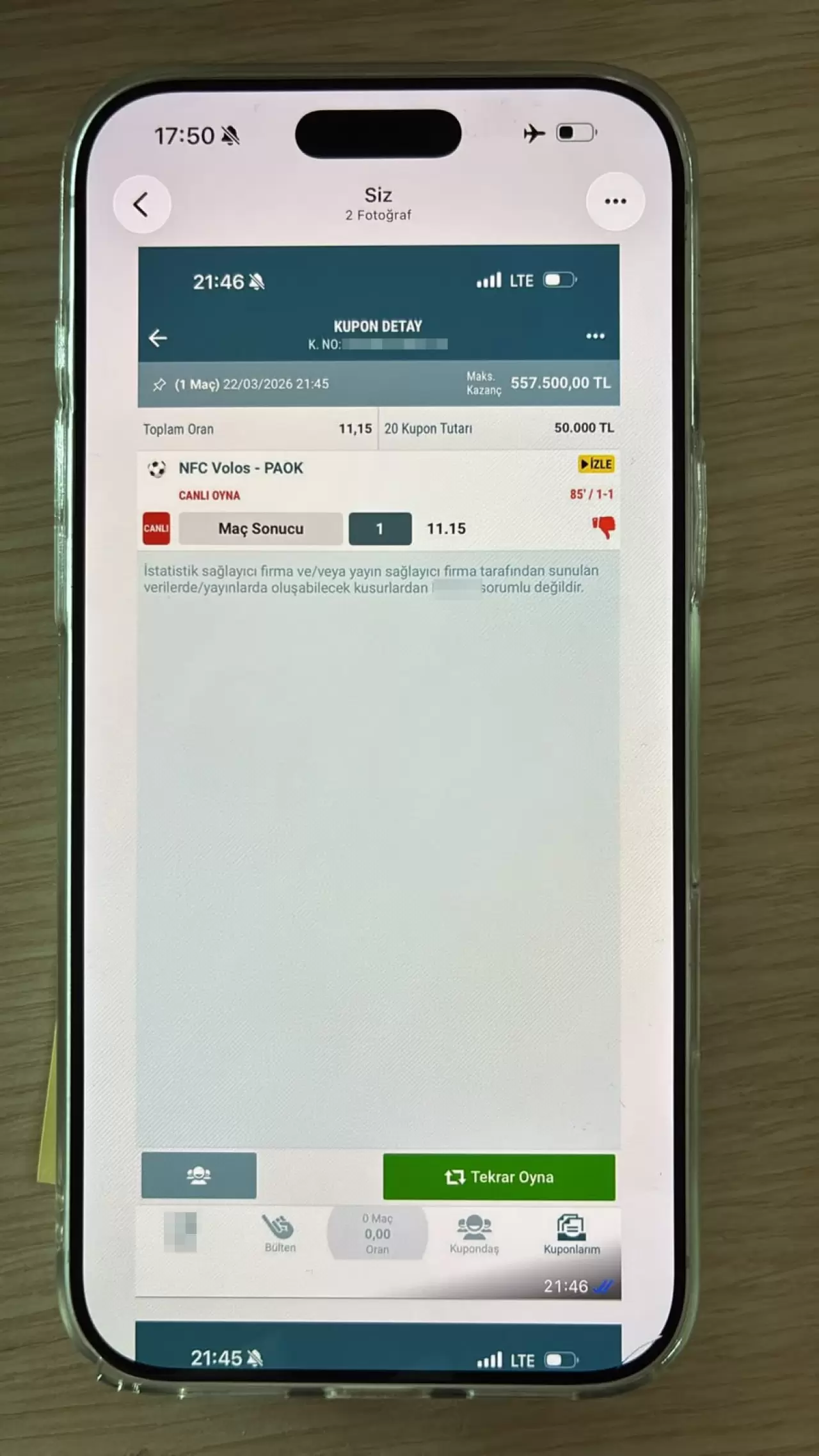 Haluk Levent'in bahis mesajları ifşa oldu 3