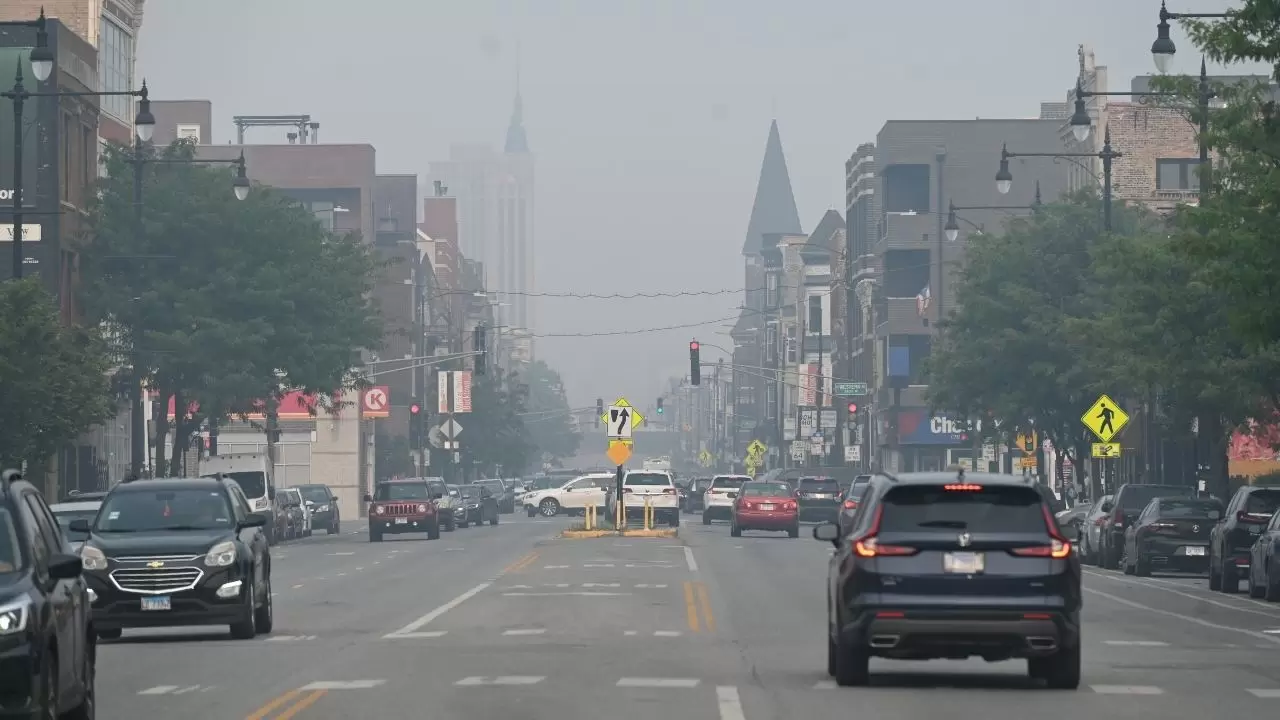 Chicago'da hava kirliliği alarmı: Tehlikeli seviyeye ulaştı 1