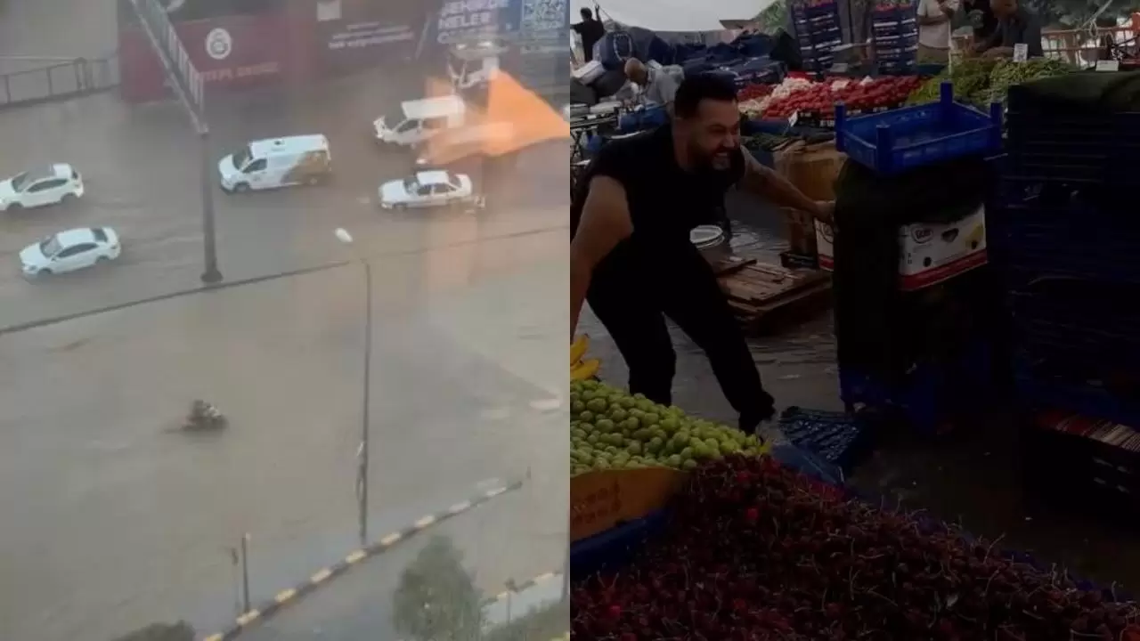 İstanbul'da sağanak felç etti: Cadde ve sokaklar göle döndü! 5