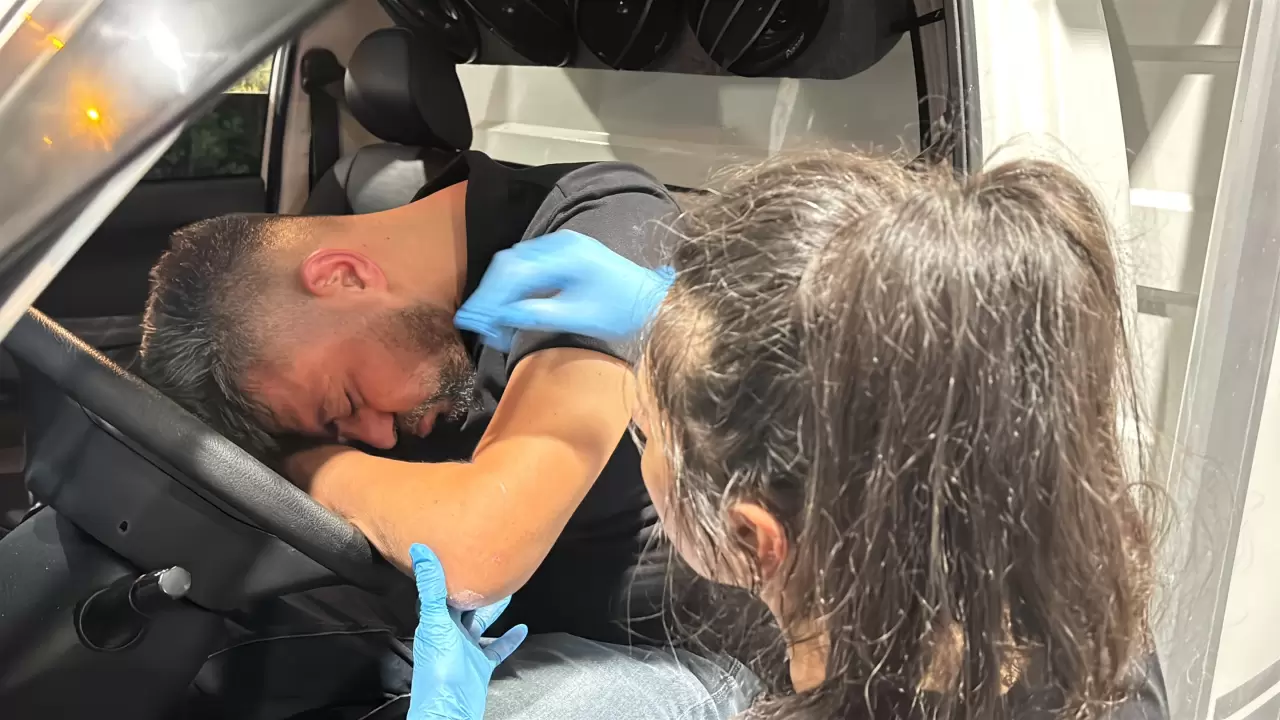 Pompa görevlisi hesabı ambulansın kapısında kesti! 15