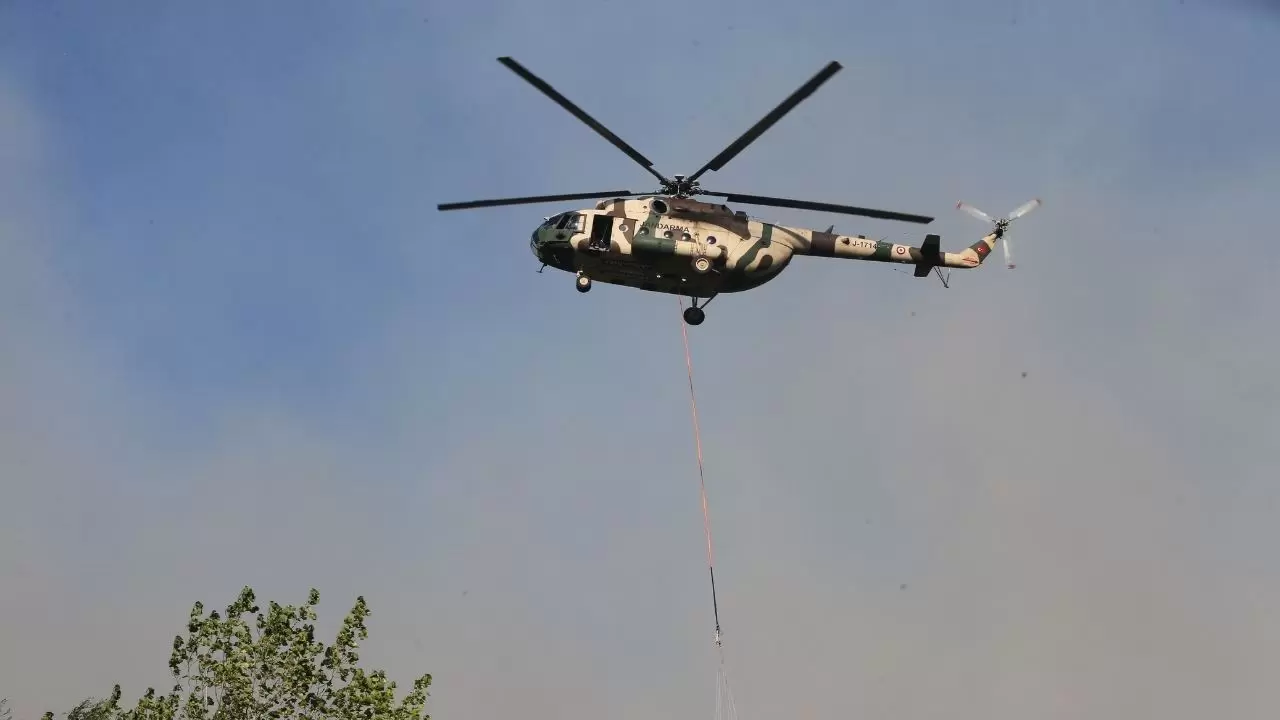 Susurluk'ta alevlere havadan ve karadan müdahale 3