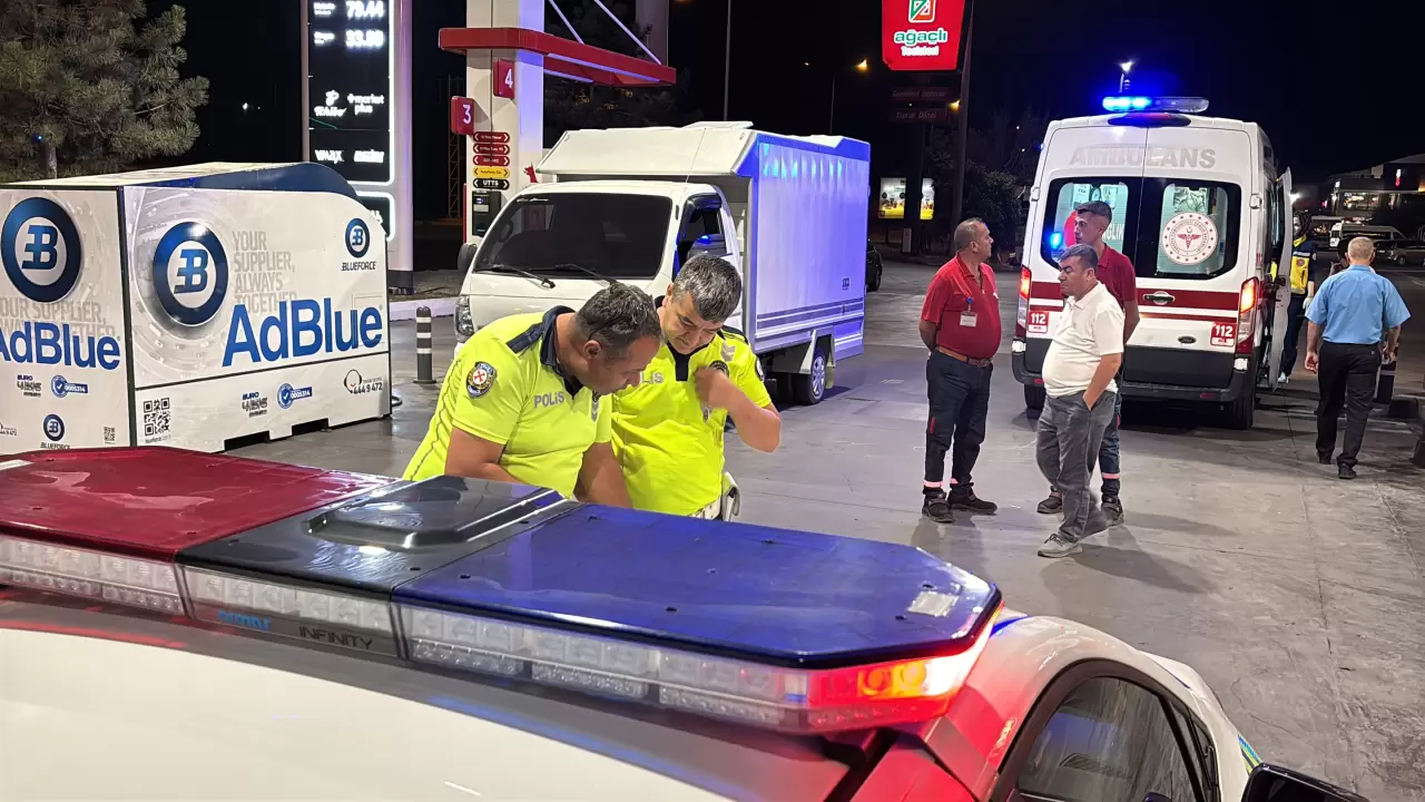 Pompa görevlisi hesabı ambulansın kapısında kesti! 12