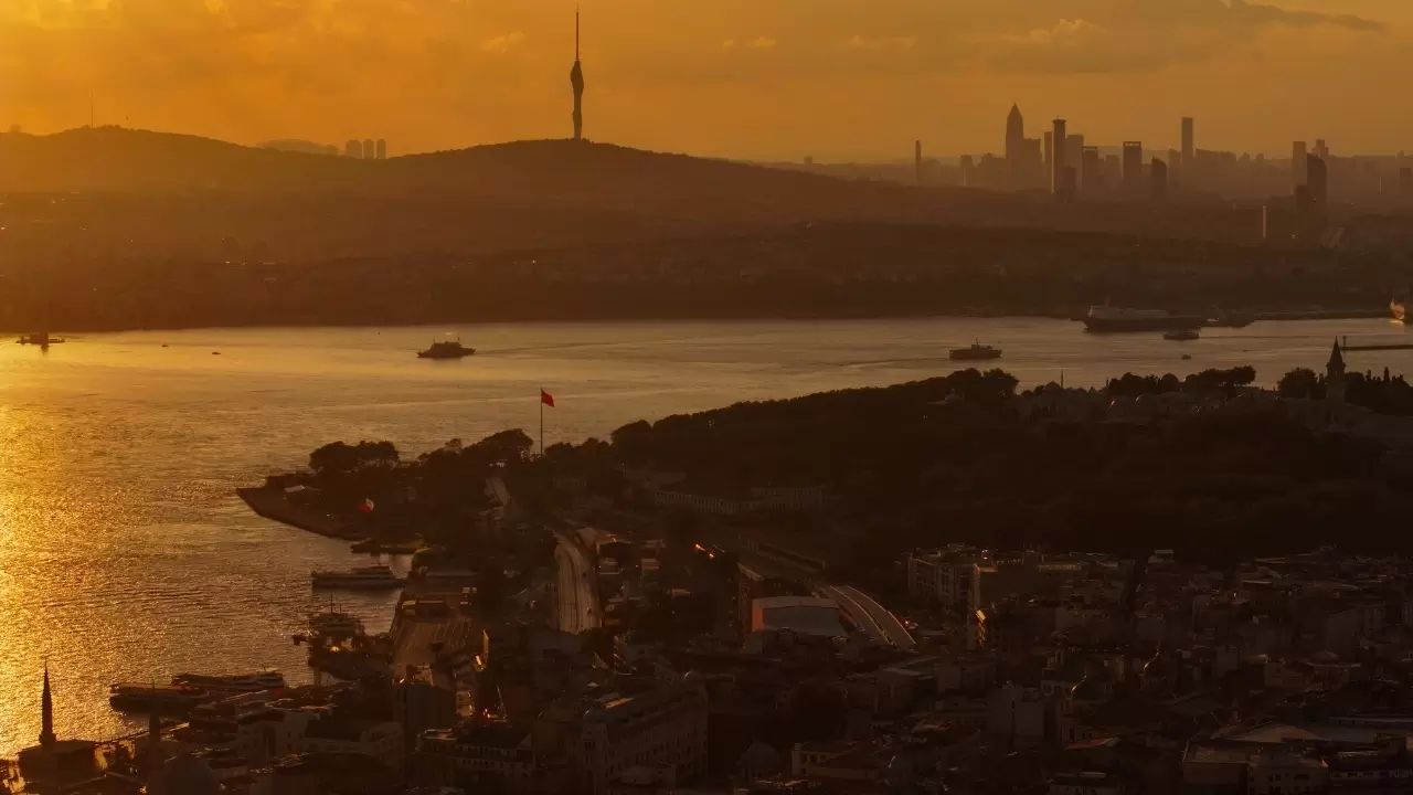 İstanbul’da gün doğumundan büyüleyen manzara! 5