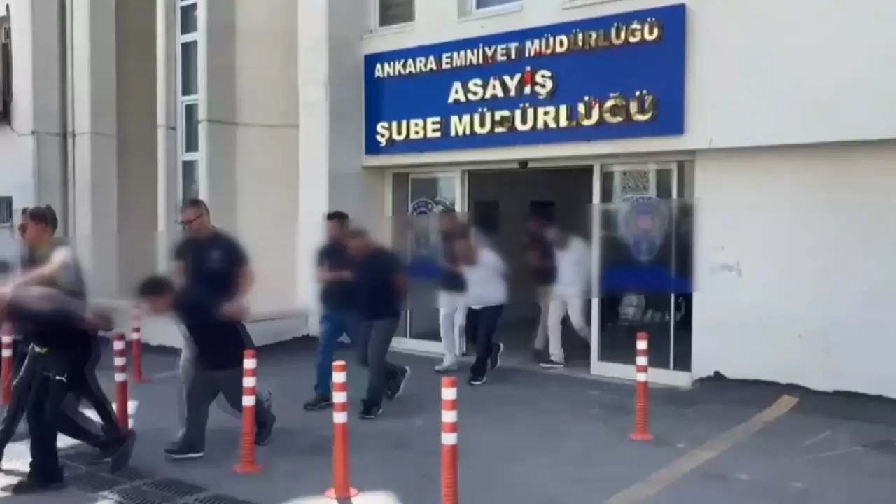 Ankara'da korsan otopark operasyonu: 10 şüpheli gözaltına alındı 8