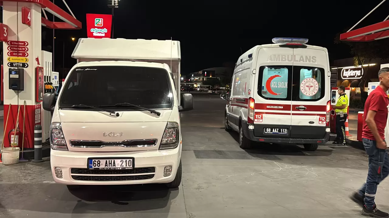 Pompa görevlisi hesabı ambulansın kapısında kesti! 1