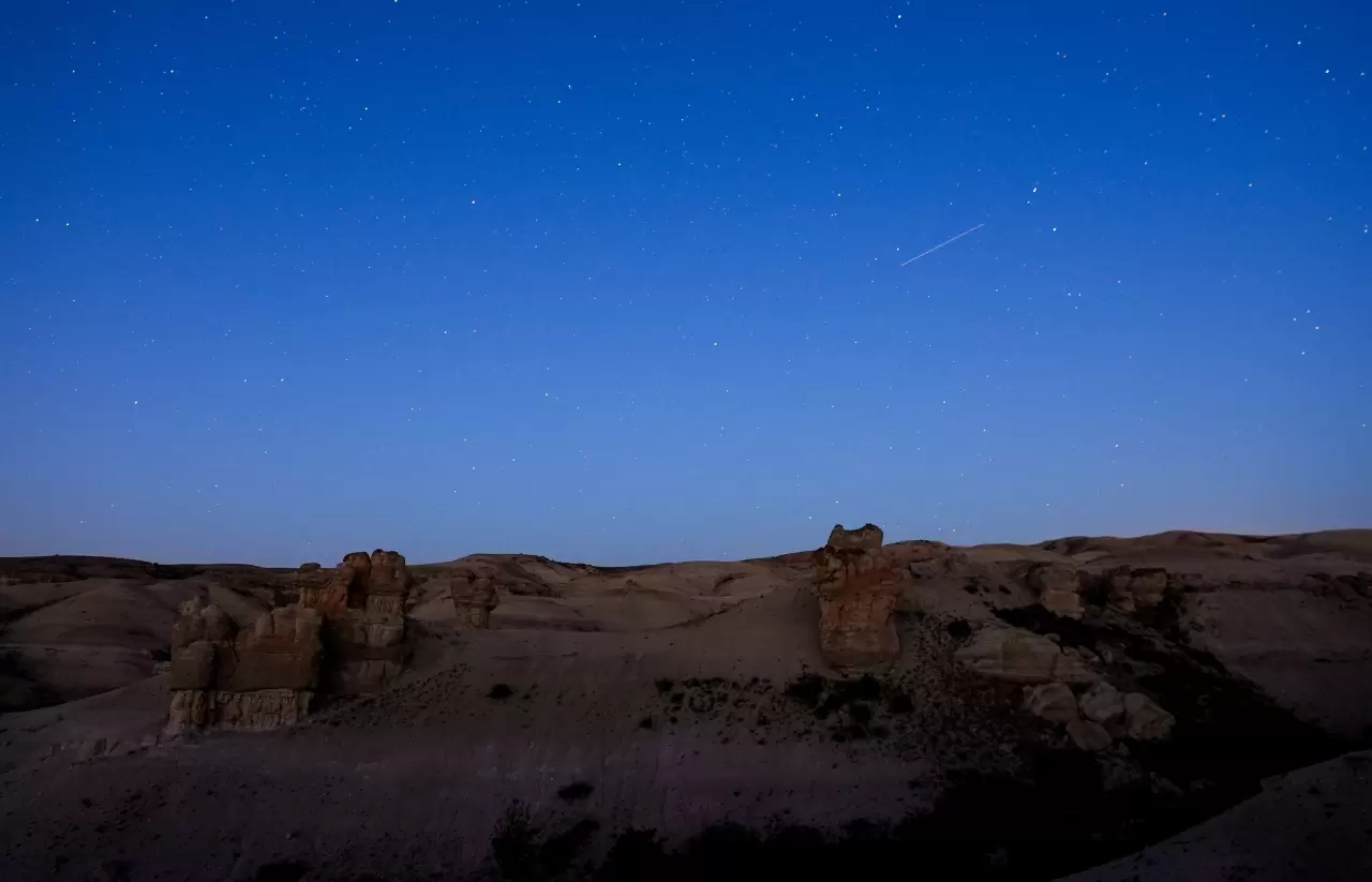 Konya'da Kuşça Peribacaları'nda meteor yağmuru görüntülendi 4