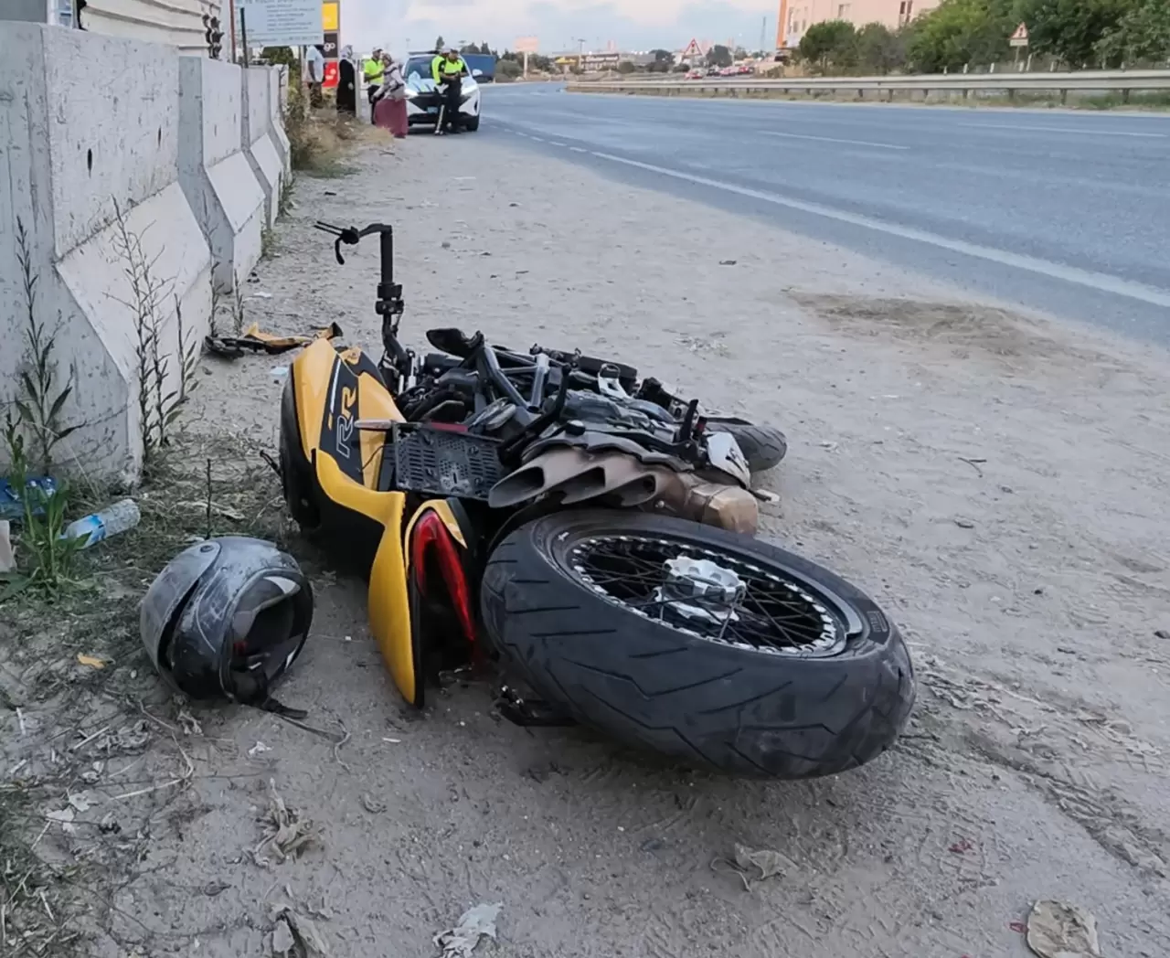 Satın aldığı motorla 2 saat sonra kaza yaptı 8