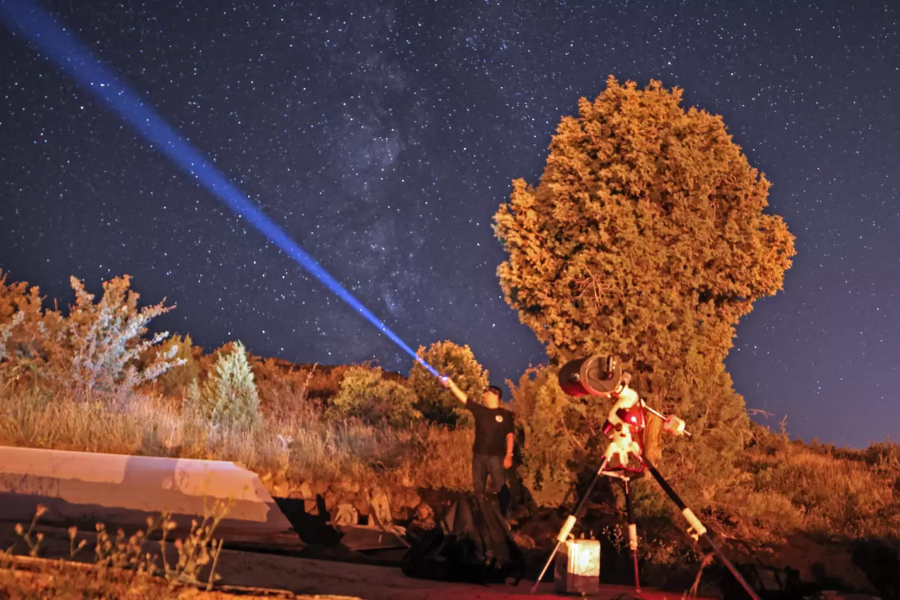 Bitlis'te gökyüzü şöleni! Perseid meteor yağmuru Samanyolu ile buluştu 2