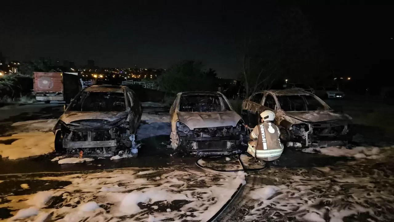 İstanbul’da oto galeride korkutan yangın 4