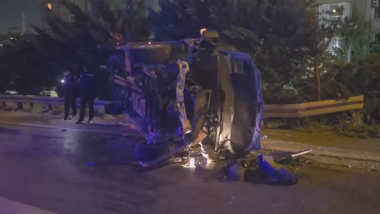 Zincirleme kazada 1 ölü, 1'i çocuk 5 kişi yaralı 1