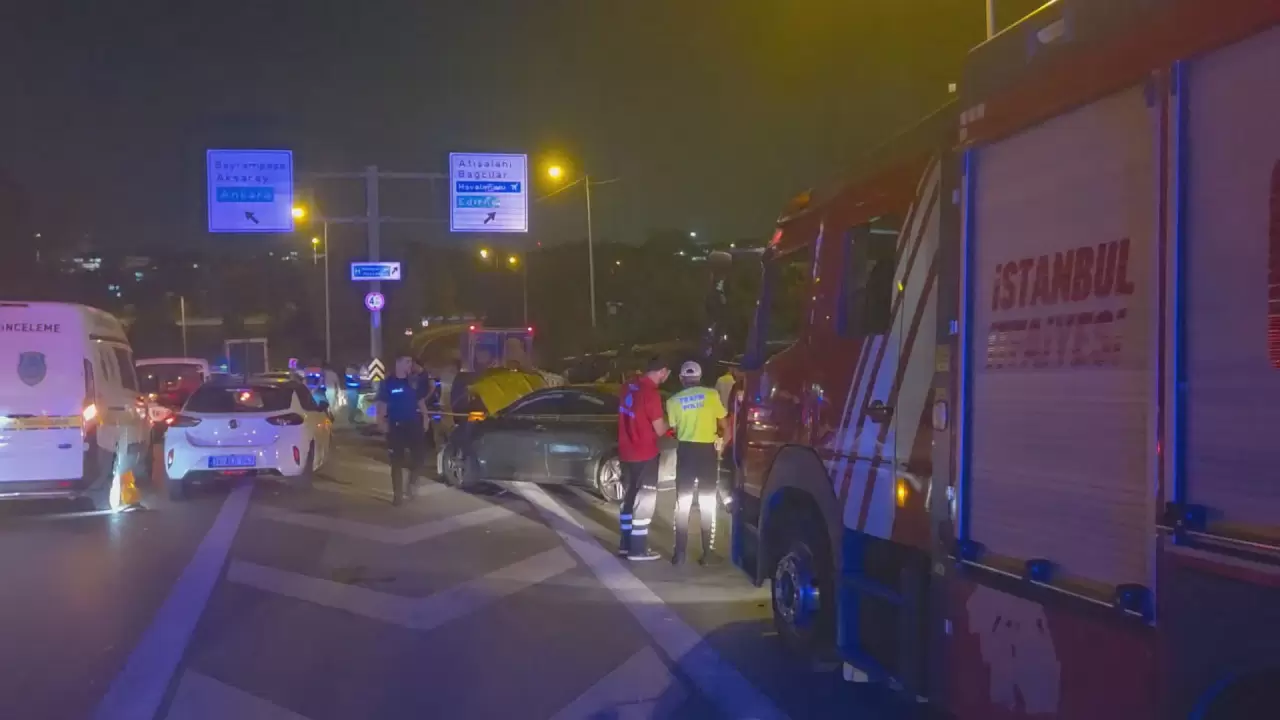 Zincirleme kazada 1 ölü, 1'i çocuk 5 kişi yaralı 7