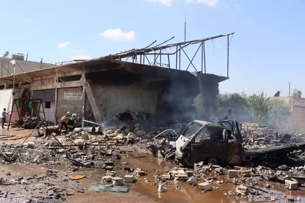 İdlib'de bomba yüklü araçla saldırı: 5 ölü, 7 yaralı 5
