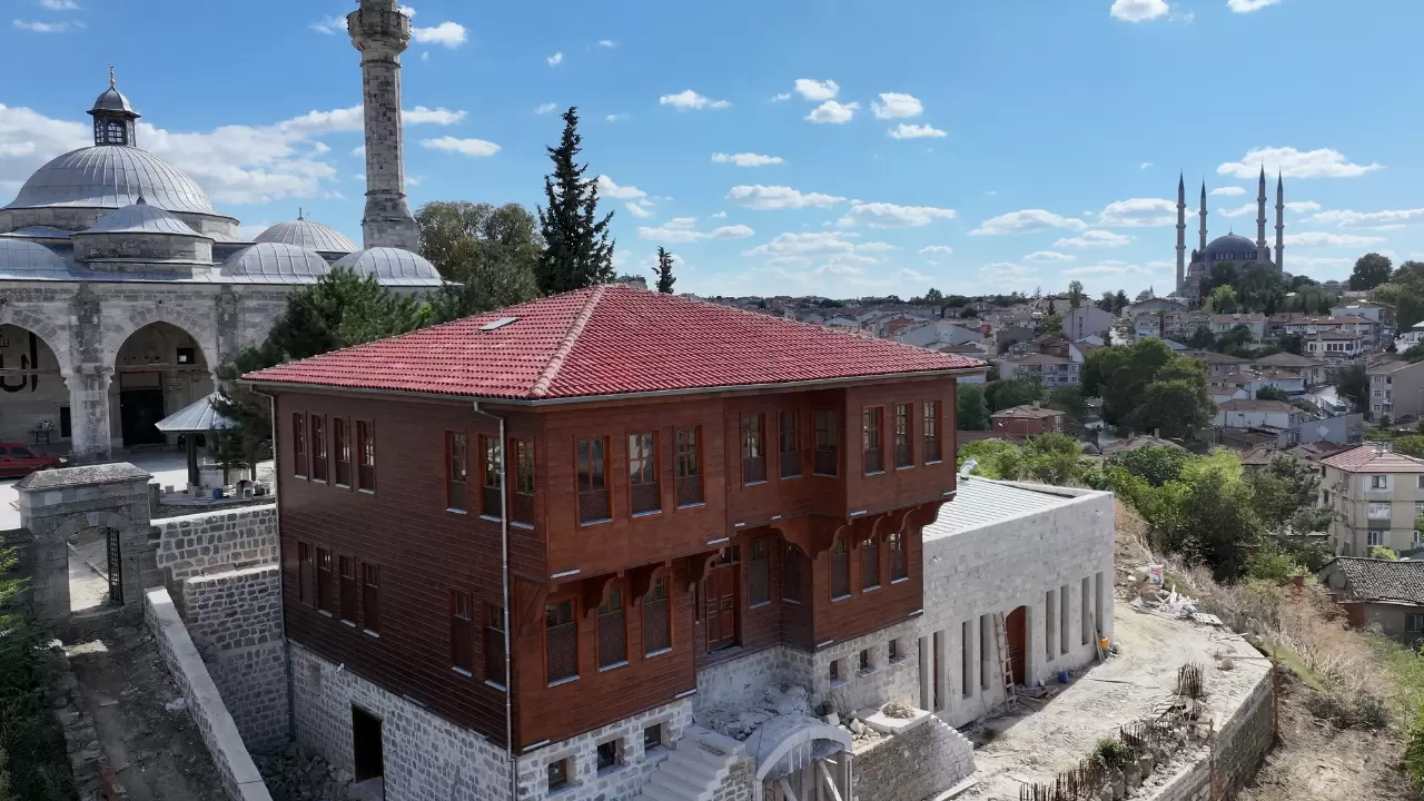 Tarihi Edirne Mevlevihanesi’nin ihyası tamamlandı 1