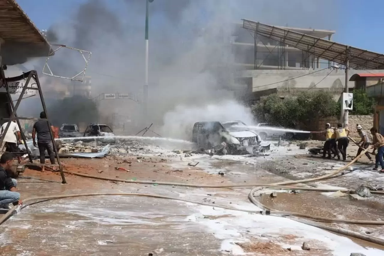 İdlib'de bomba yüklü araçla saldırı: 5 ölü, 7 yaralı 7