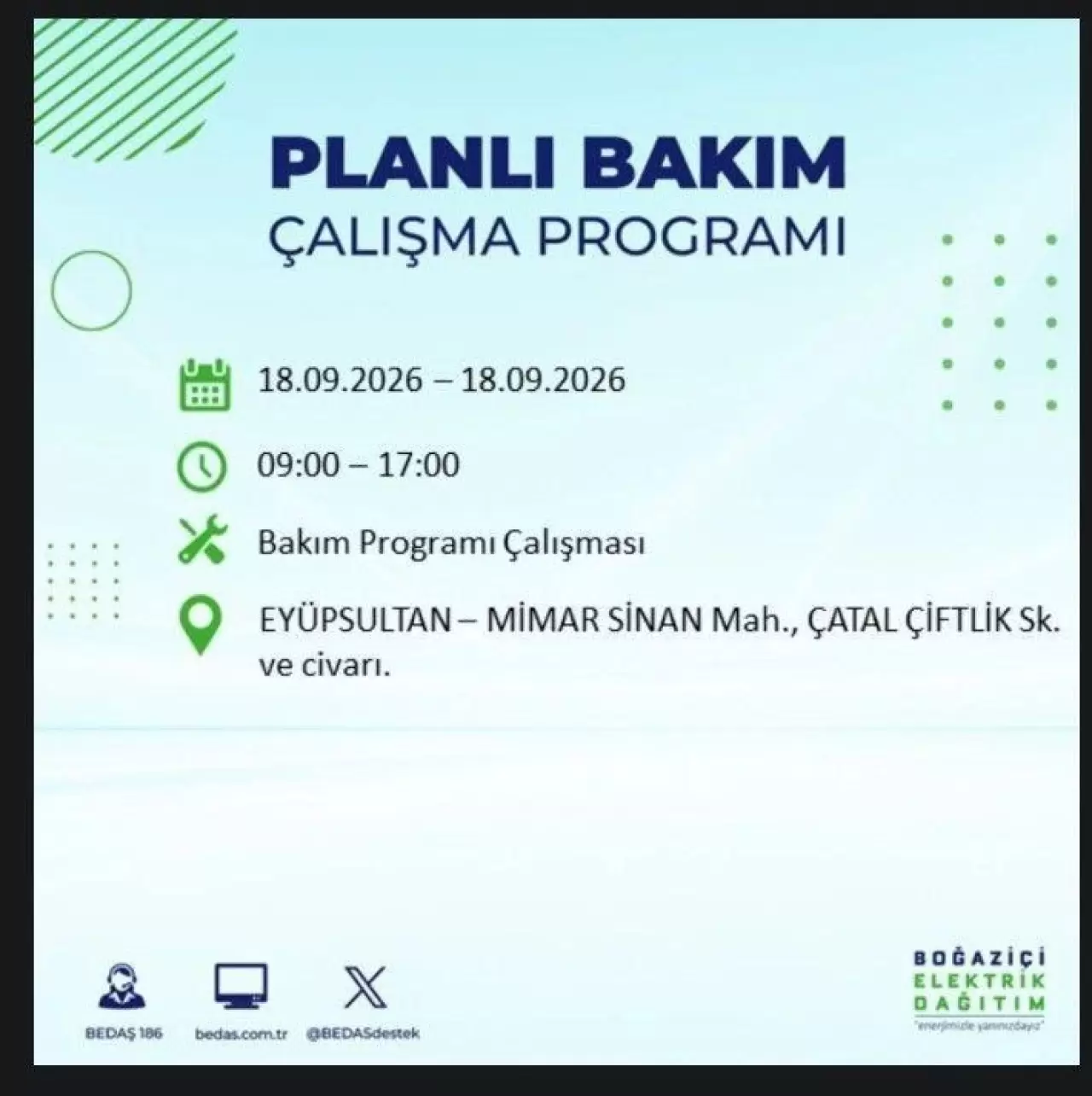 İstanbul'da birçok ilçede elektrikler kesilecek 31