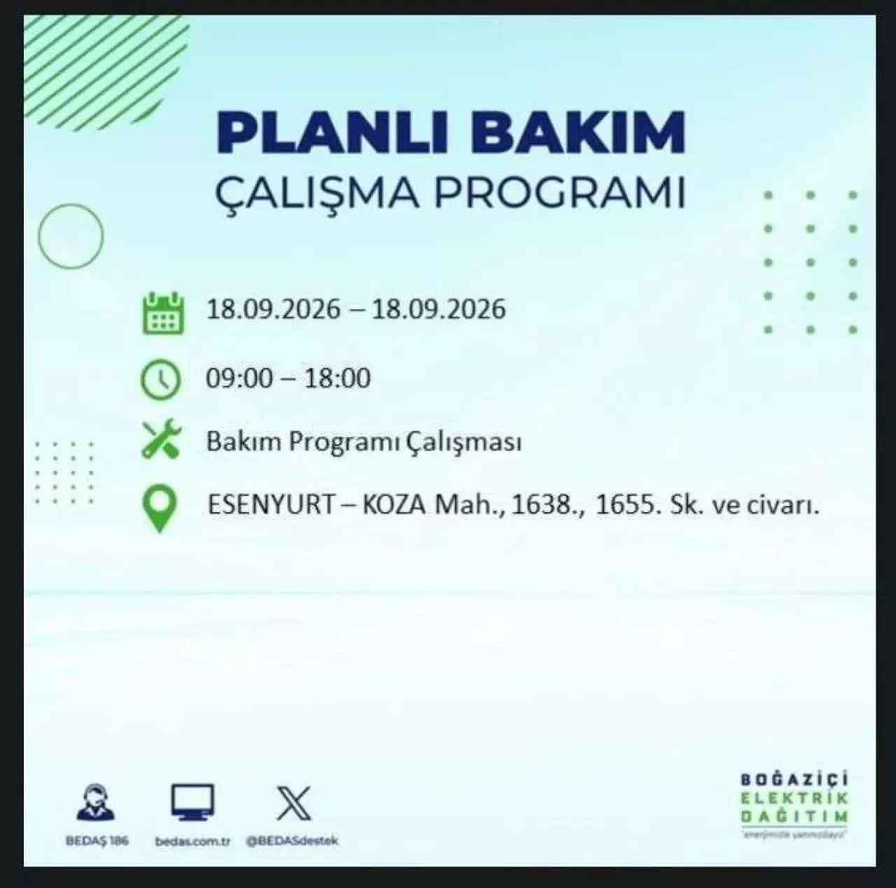 İstanbul'da birçok ilçede elektrikler kesilecek 24