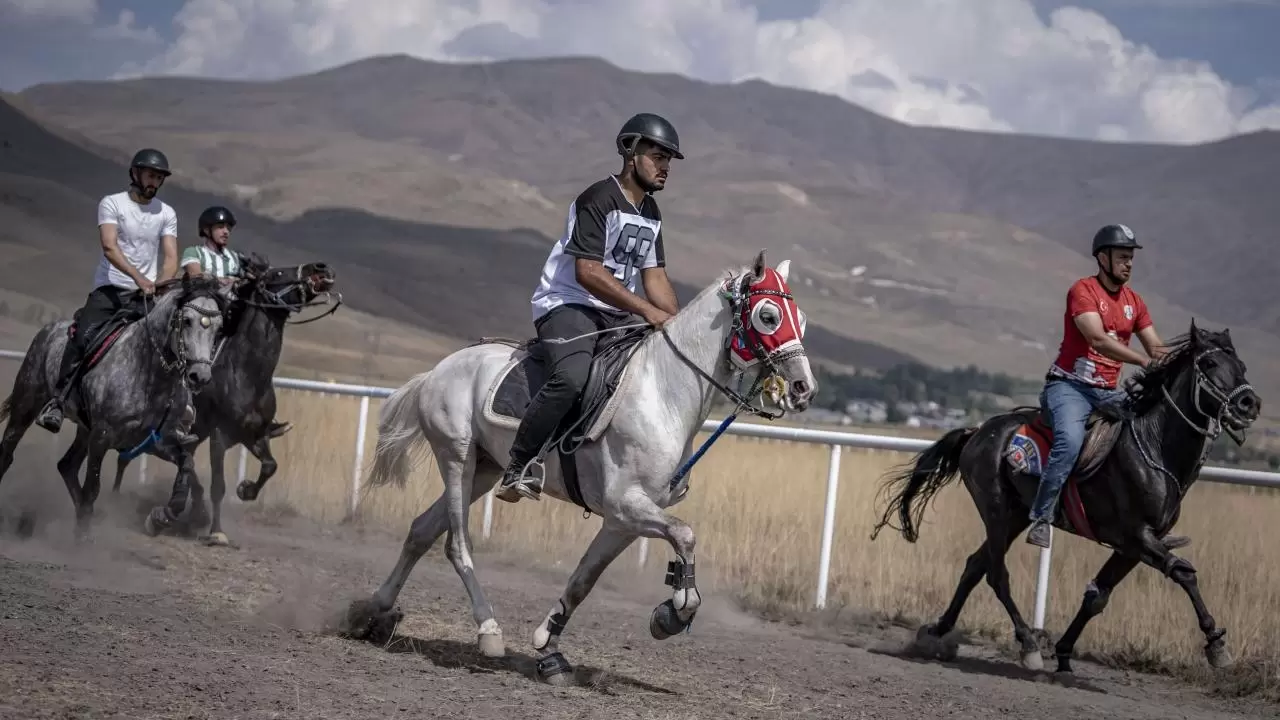 Rahvan atlar Erzurum’da piste çıktı! 20 ilden 120 sporcu yarıştı 7