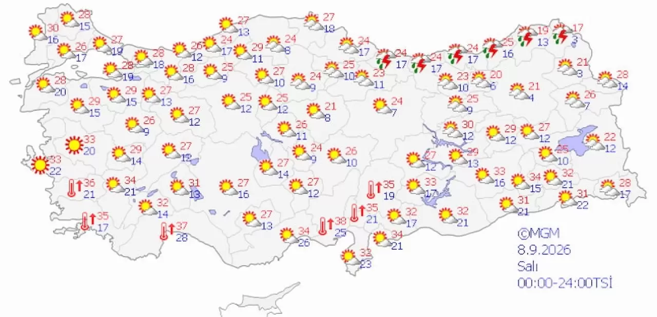 Meteoroloji gün gün açıkladı! Sıcaklıklar düşüyor, yağmur geliyor 7