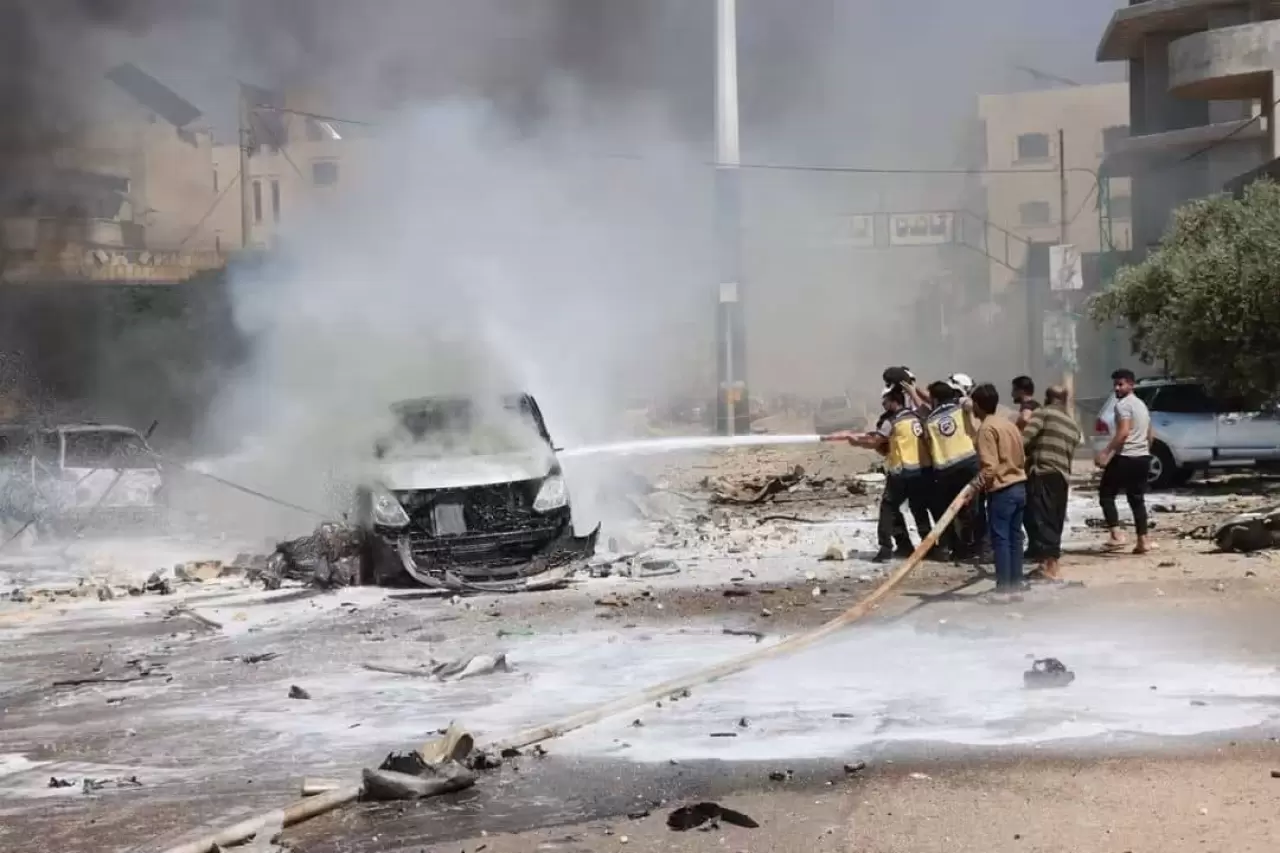 İdlib'de bomba yüklü araçla saldırı: 5 ölü, 7 yaralı 1