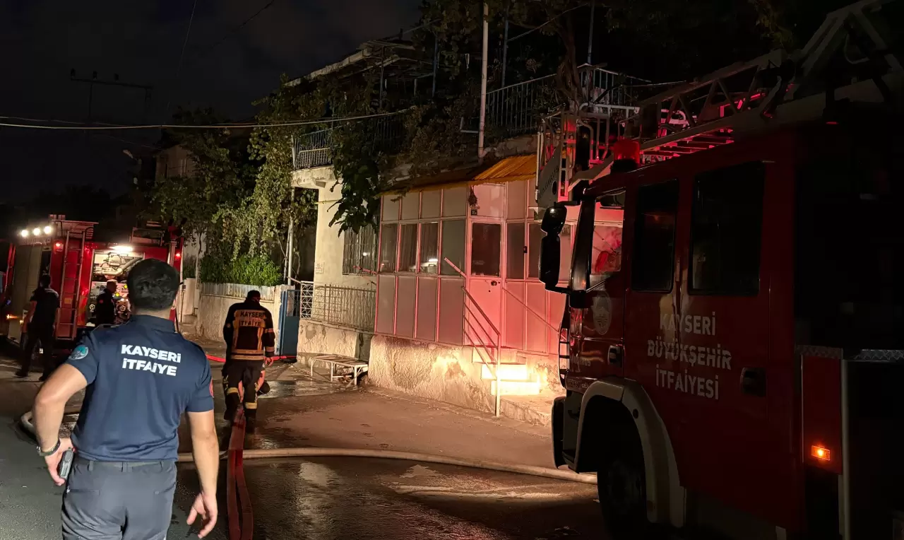 Kayseri'de balkondaki mangal keyfi faciaya dönüştü 3