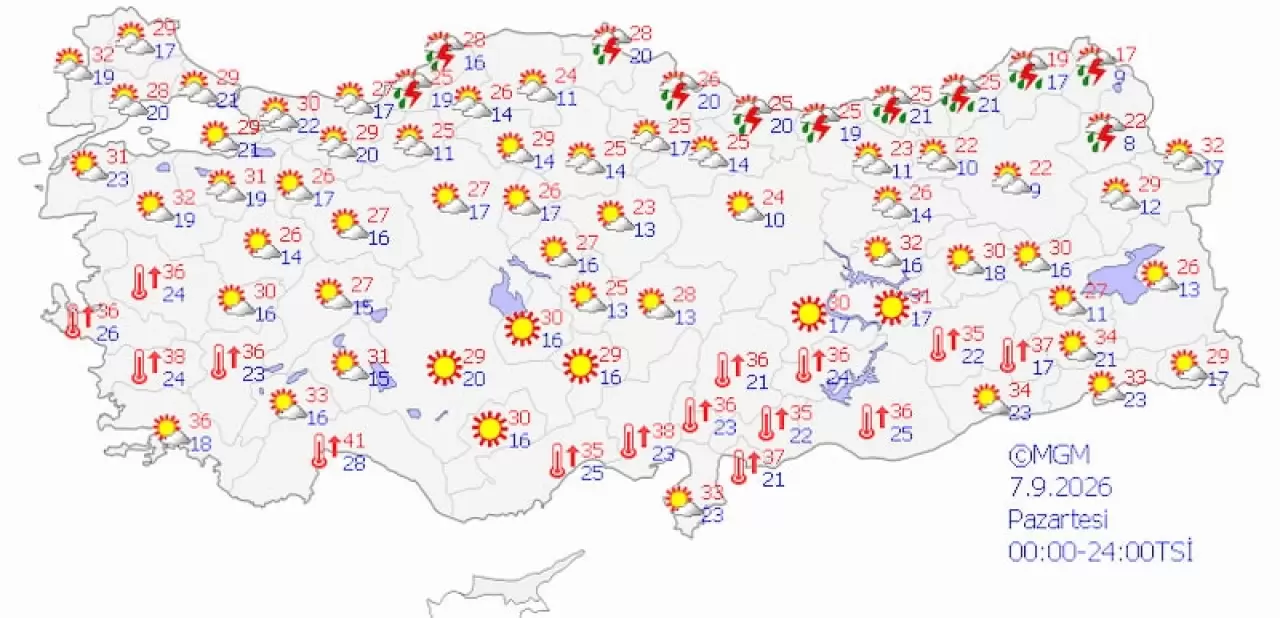 Meteoroloji gün gün açıkladı! Sıcaklıklar düşüyor, yağmur geliyor 6