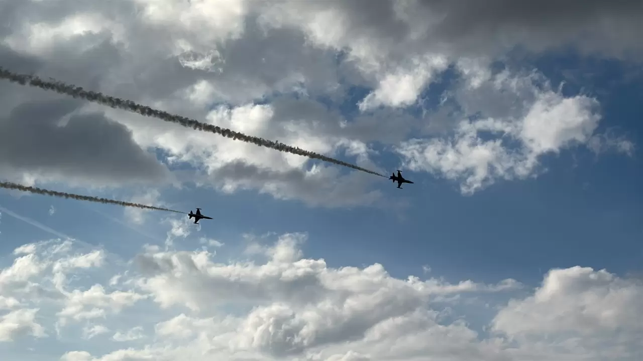 Türk Yıldızları Çalış Plajı'nda gökyüzünü süsledi! 3