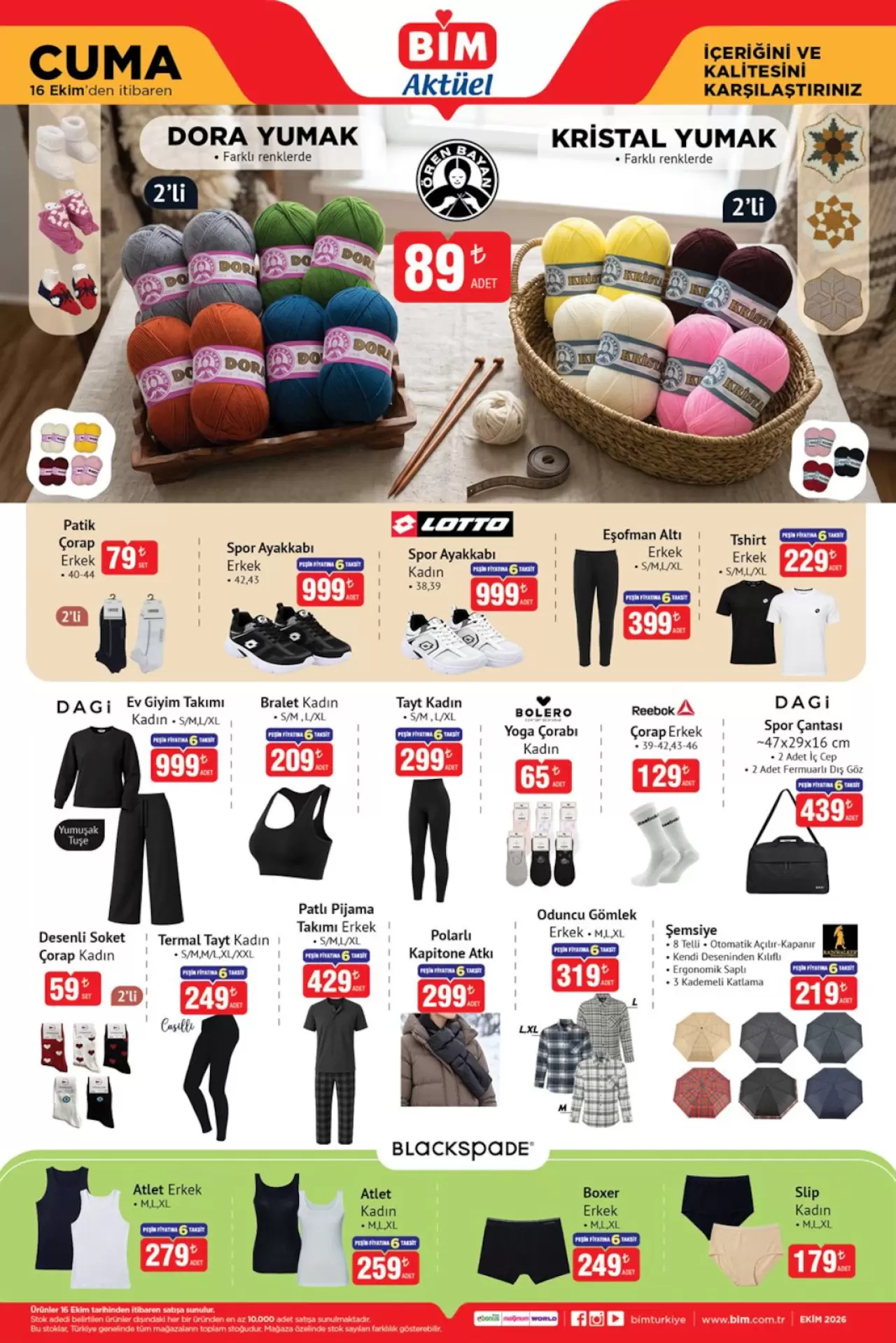 BİM 16 Ekim aktüel ürünler kataloğu! Bu cuma raflarda neler olacak? 2