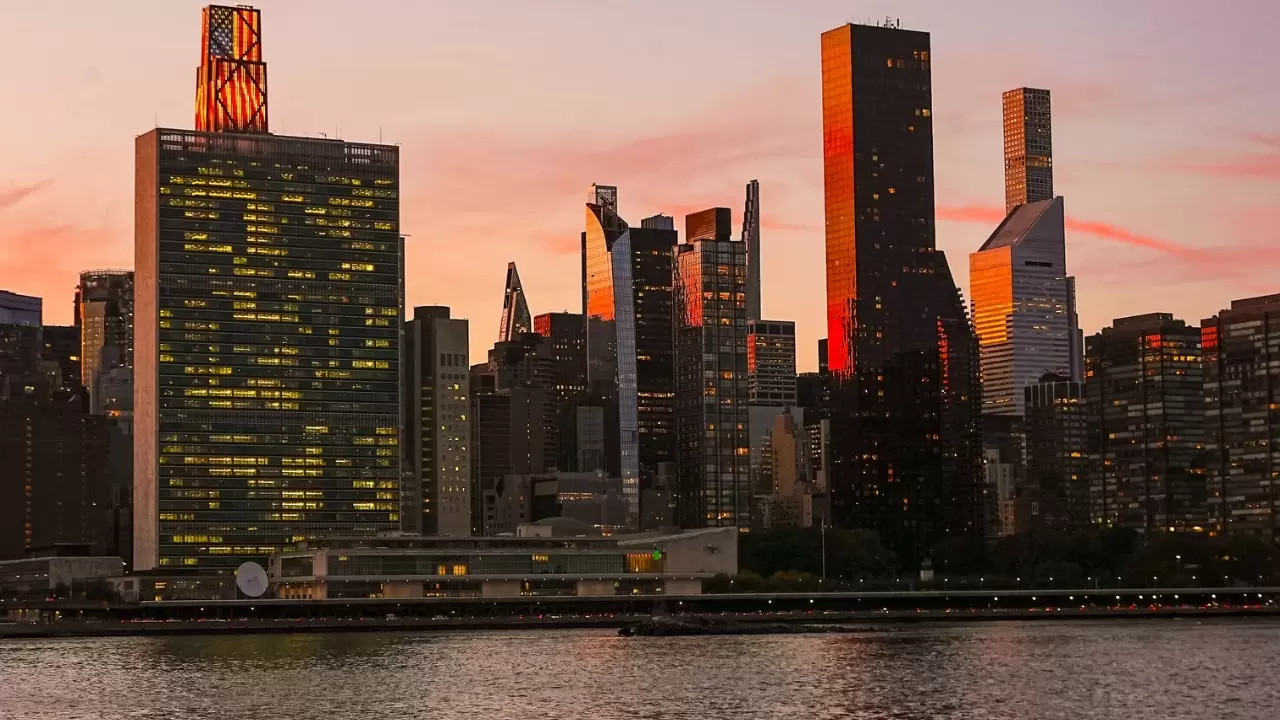 Manhattan’ın göz alıcı gün batımı şöleni! 1
