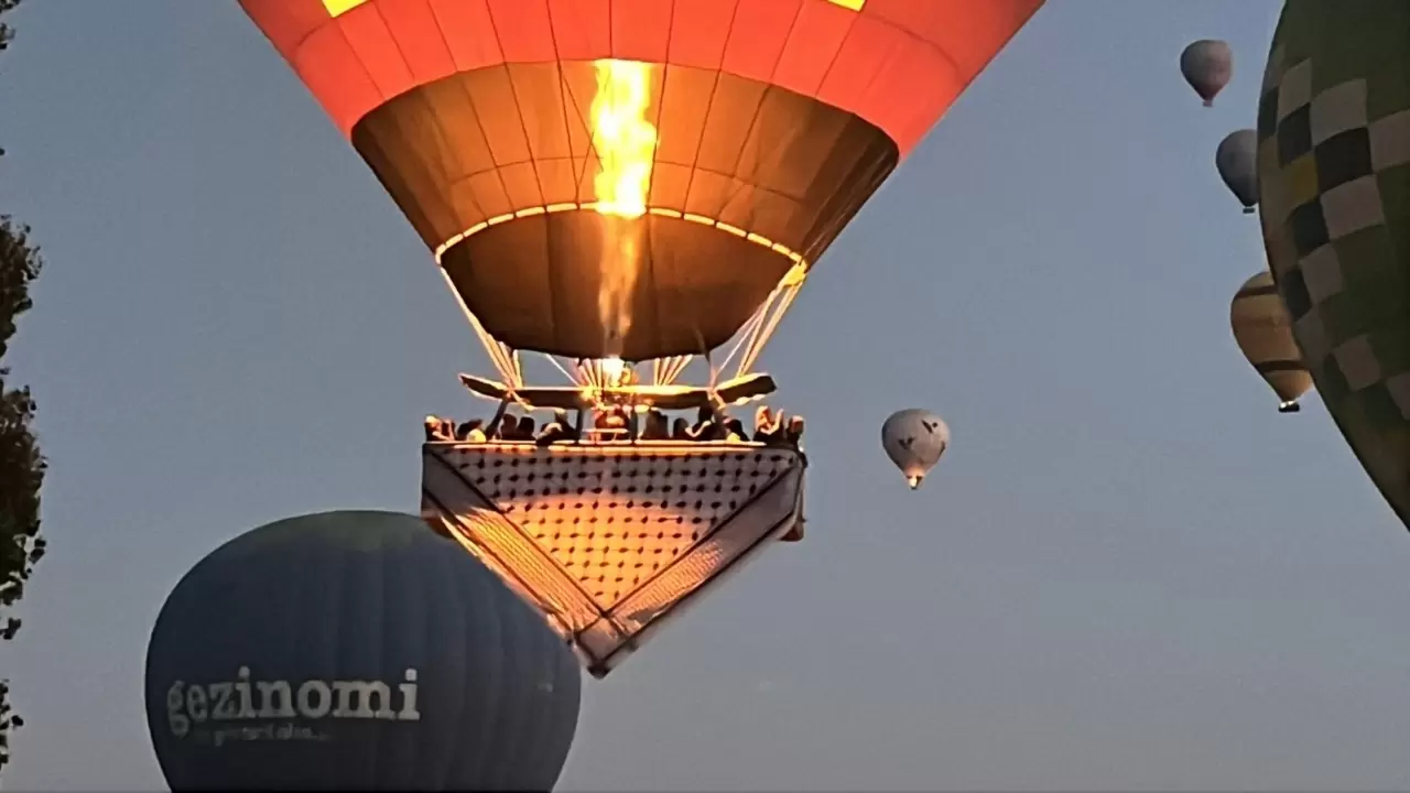 Kapadokya’da Gazze için balonlar havalandı 6