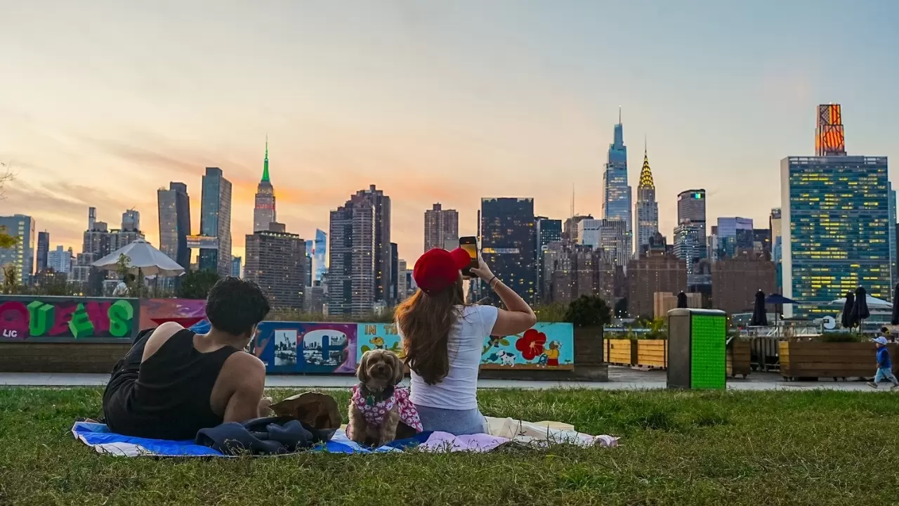 Manhattan’ın göz alıcı gün batımı şöleni! 4
