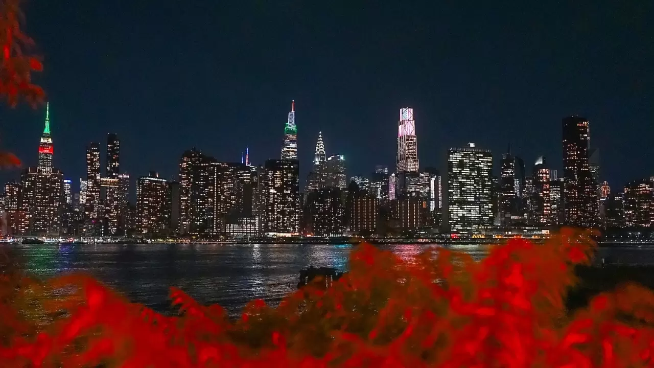 Manhattan’ın göz alıcı gün batımı şöleni! 8