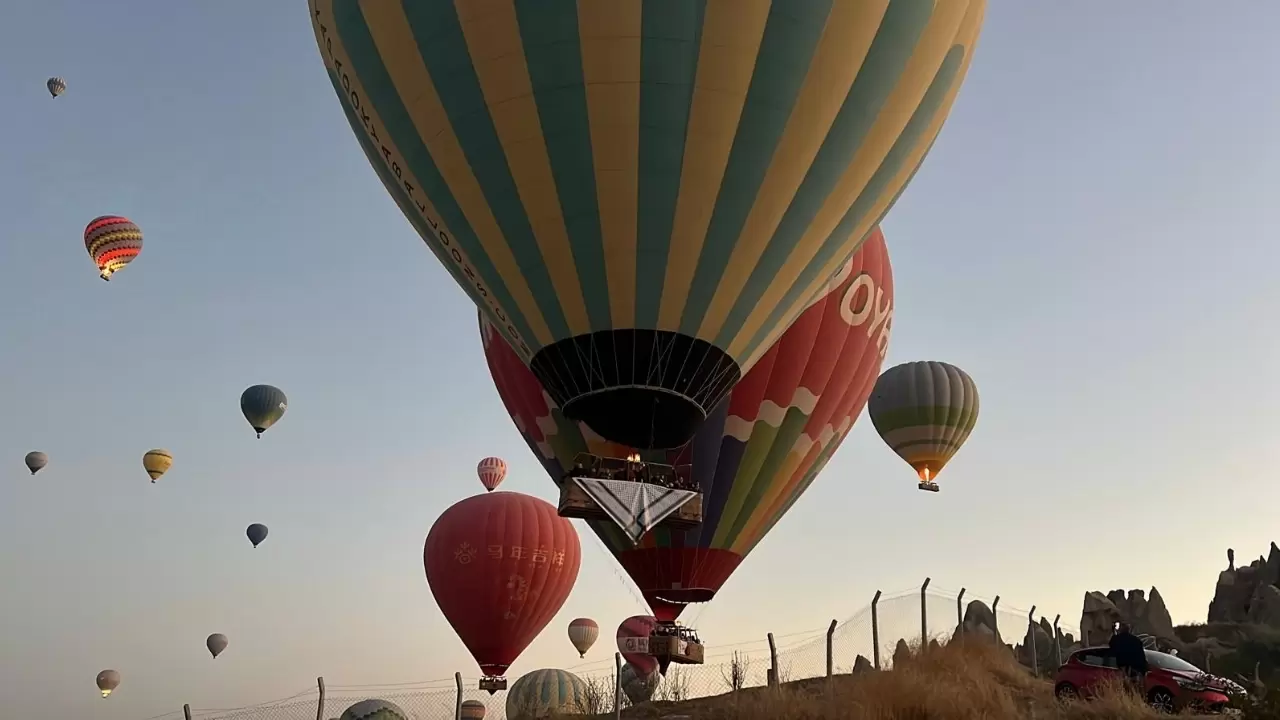 Kapadokya’da Gazze için balonlar havalandı 7