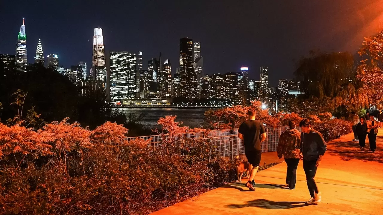 Manhattan’ın göz alıcı gün batımı şöleni! 6