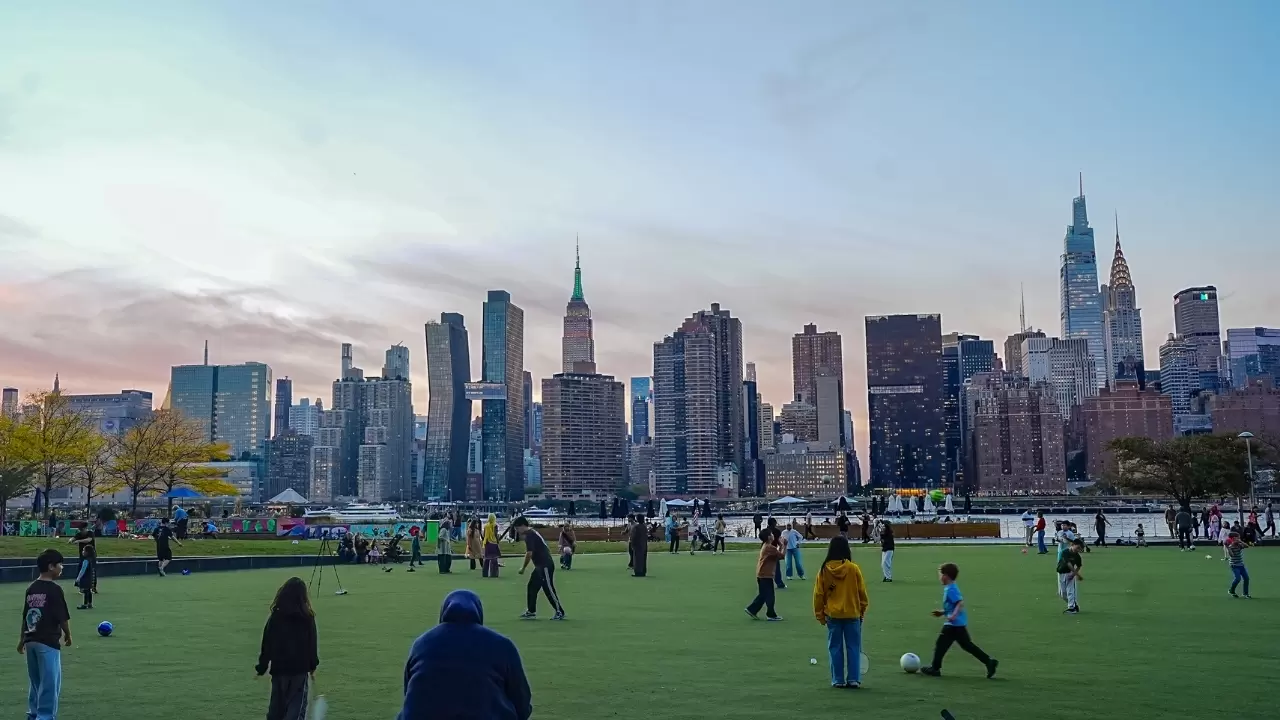 Manhattan’ın göz alıcı gün batımı şöleni! 3
