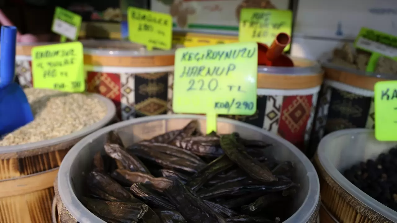 Soğuklar bastırdı, vatandaş aktarlara akın etti 1
