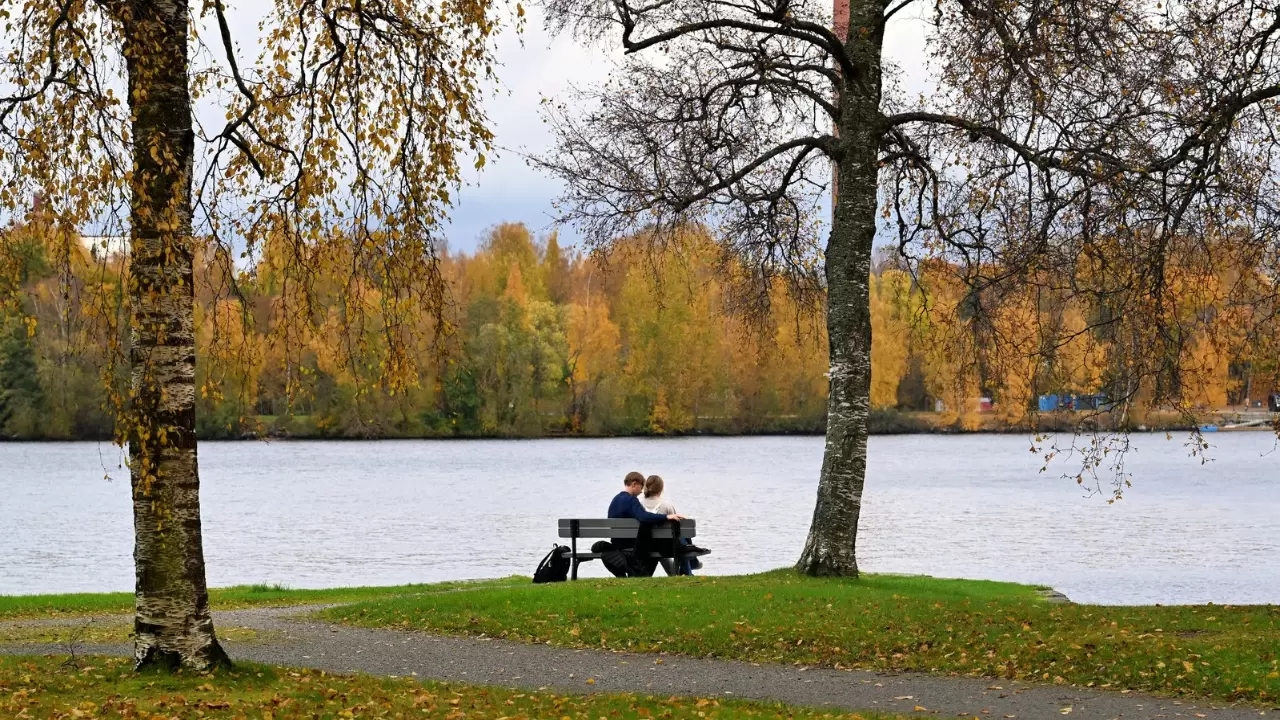 Tampere kent sakinleri bu manzaranın tadını çıkarıyor 9