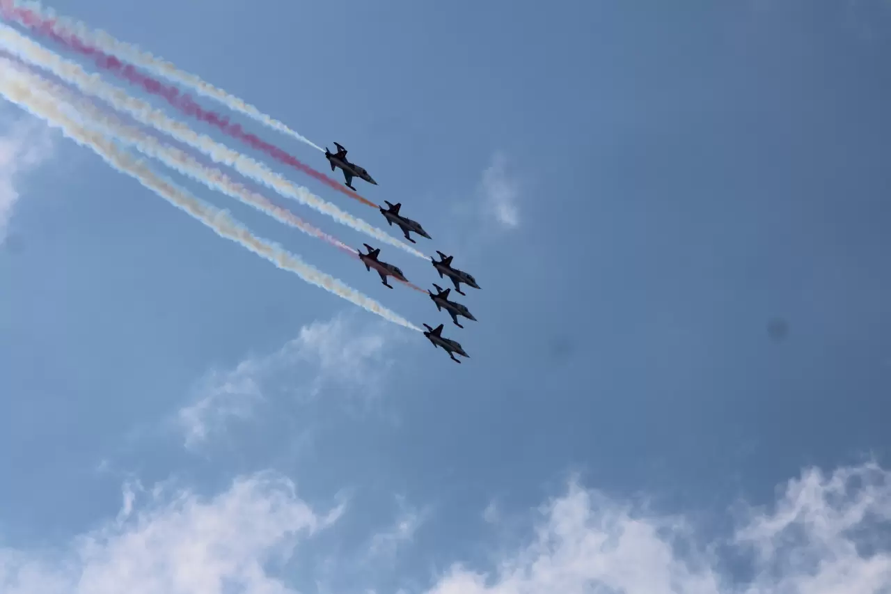 Türk Yıldızları Akrobasi Timi'nden Kayseri'de görsel şölen! 6
