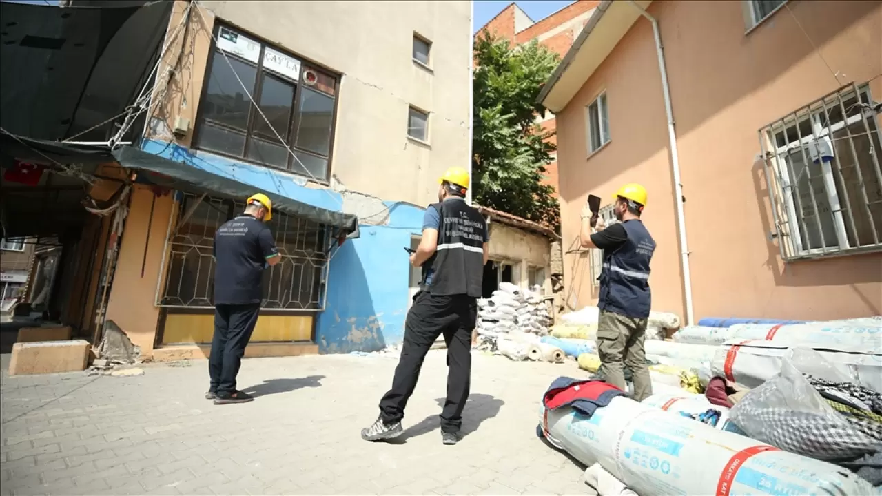 Sındırgı'da hasar tespit çalışmaları sürüyor