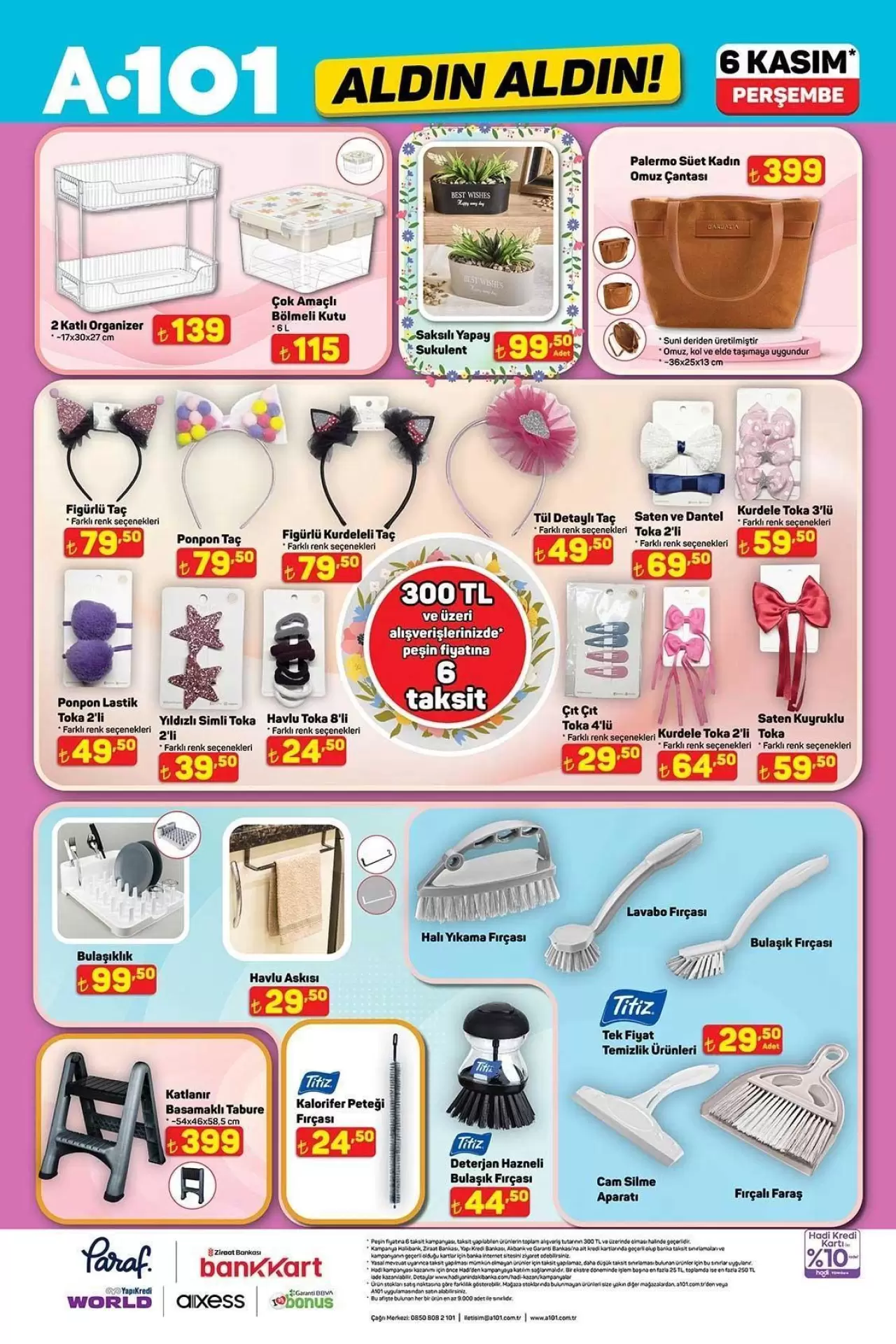 6 KASIM ALDIN ALDIN A101 AKTÜEL KATALOĞU