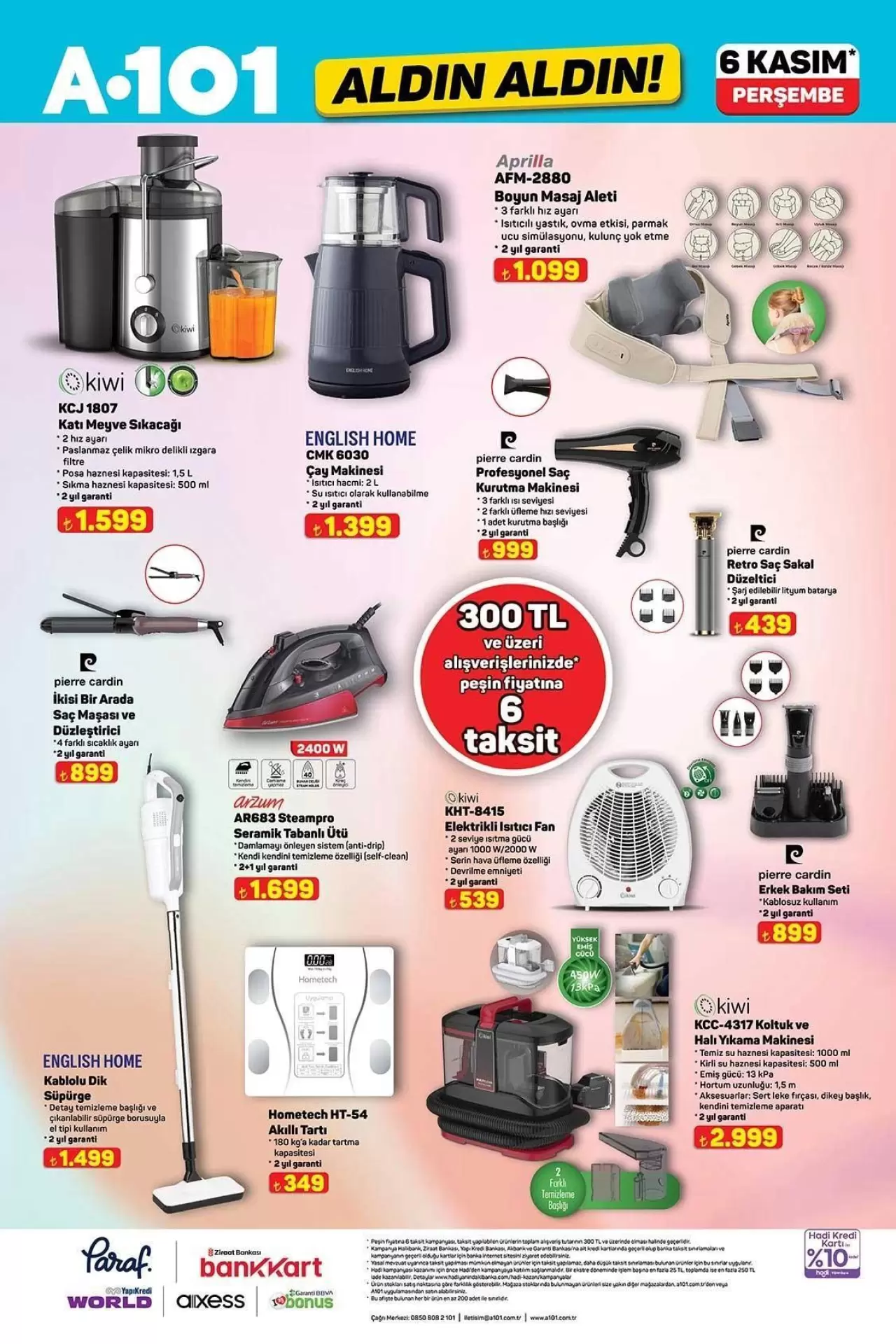 6 KASIM ALDIN ALDIN A101 AKTÜEL KATALOĞU