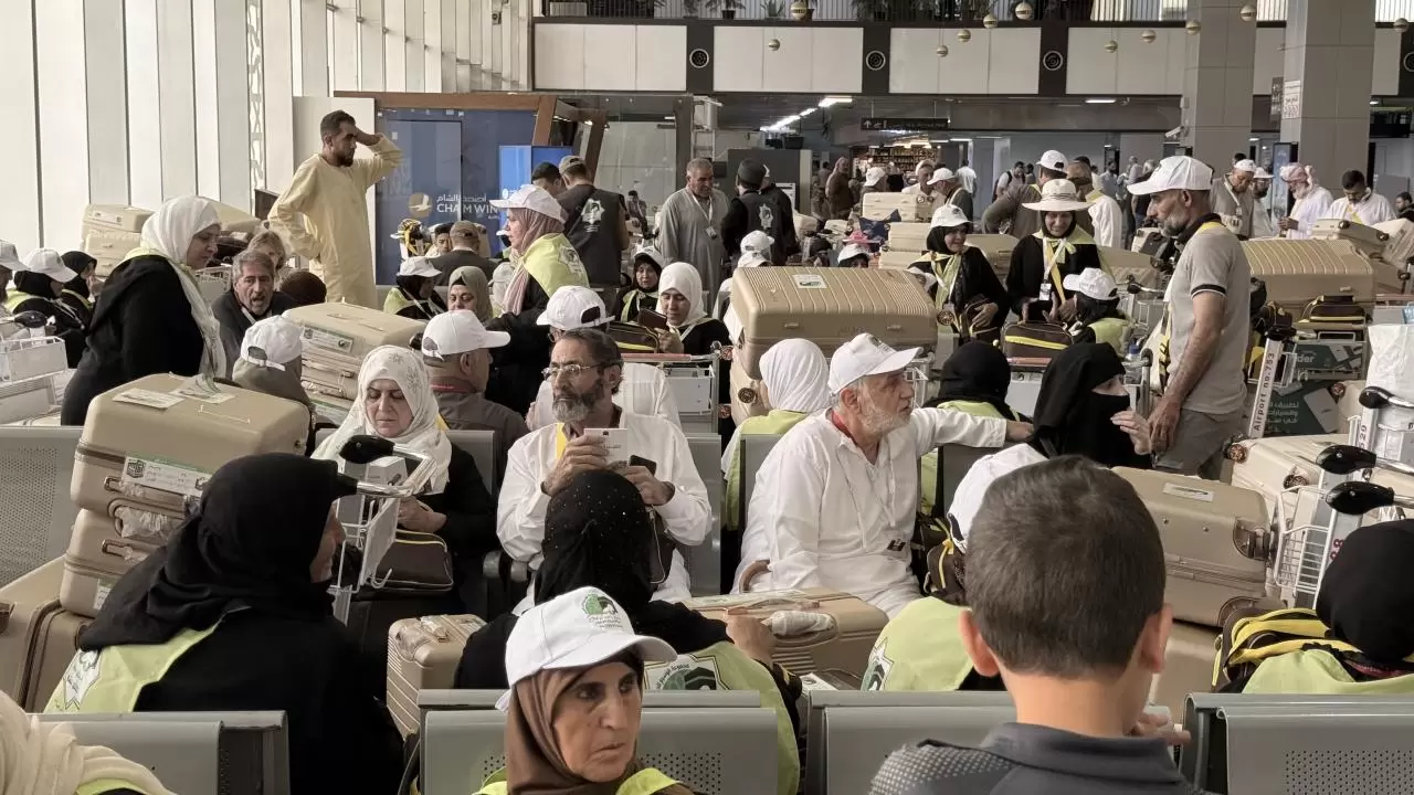 Şam'da ilk hac kafilesi, kutsal topraklara uğurlandı