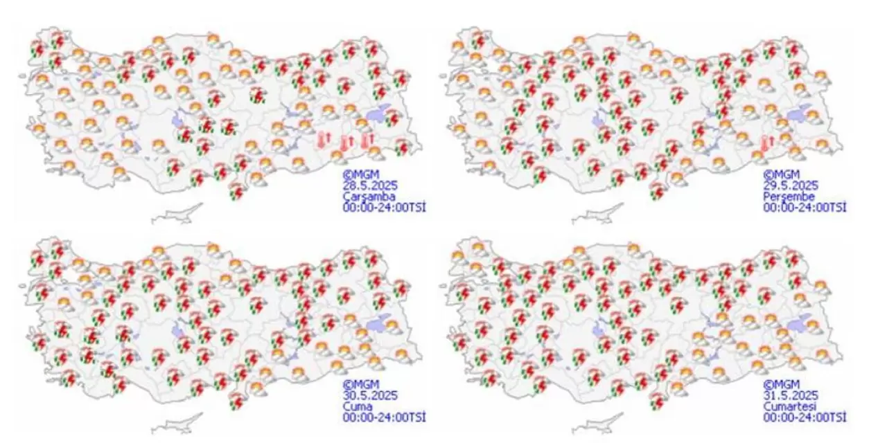 Meteoroloji’den Kuvvetli Yağış ve Fırtına Uyarısı: 7 İle Sarı Kodlu Alarm