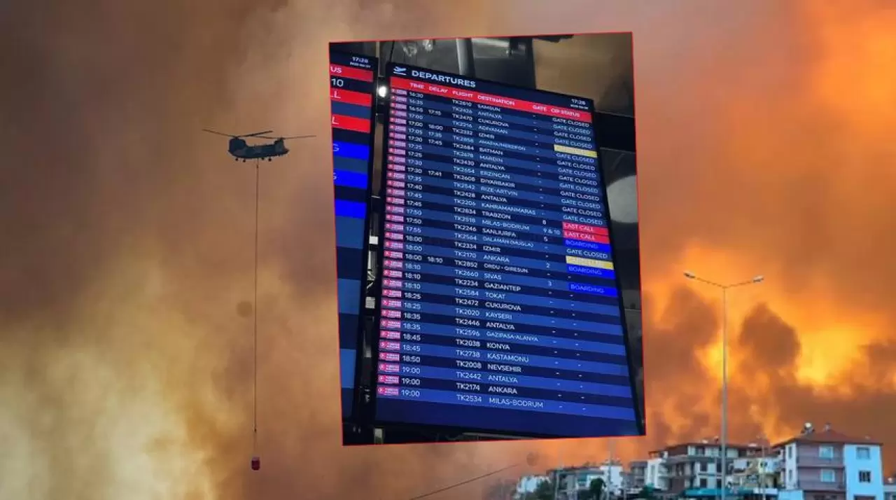 İzmir'de birçok noktada yangın çıktı! Adnan Menderes geçici olarak ulaşıma kapatıldı, sefer iptalleri geldi: Gözaltı ve tutuklama var