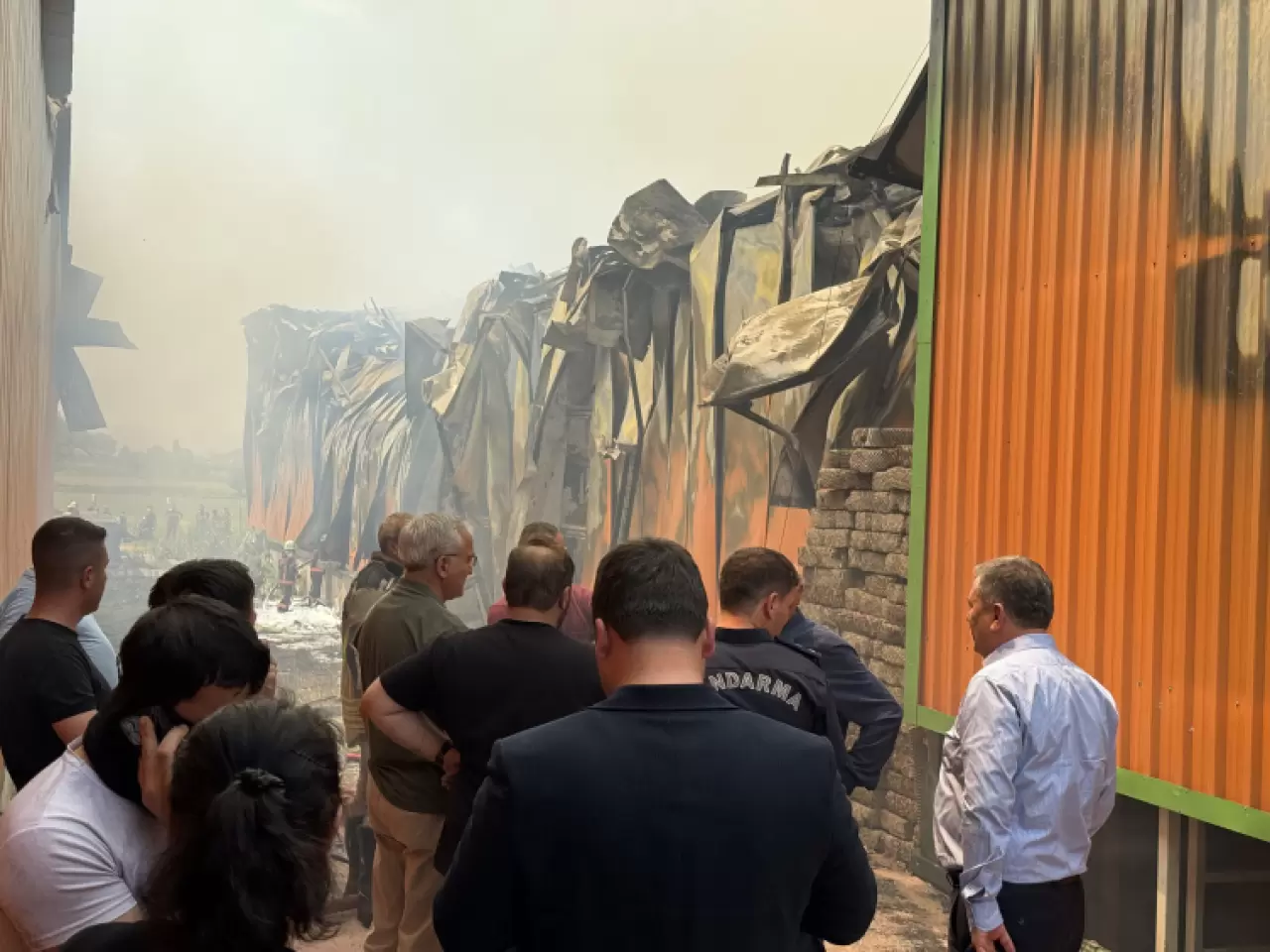 Ankara'da yumurta üretim tesisinde yangın