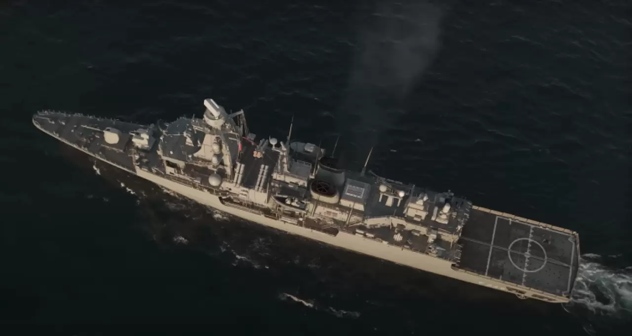 TCG ORUÇREİS fırkateyni Mavi Vatan savunmasında yerini aldı