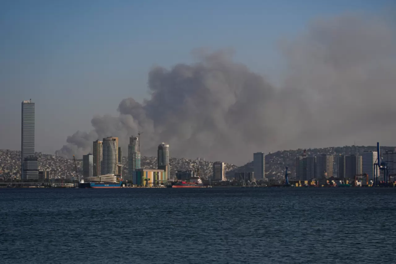 İzmir Buca'da orman yangını