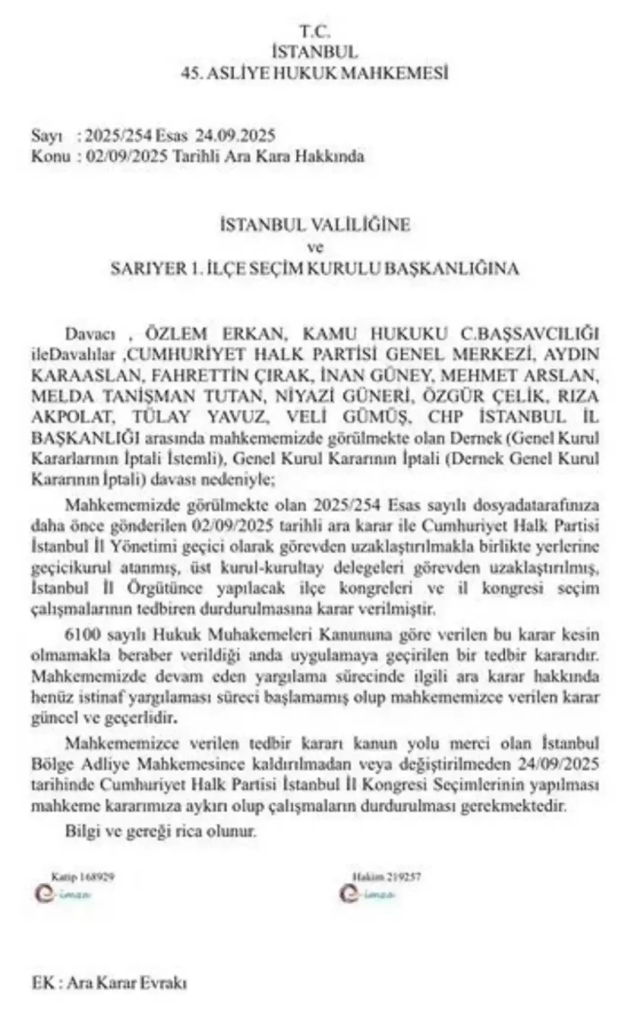 Son dakika | Dakikalar kalmıştı! Mahkemeden CHP Olağanüstü İl Kongresi kararı: Delegeler salonda toplanırken durdurma talebi geldi 1