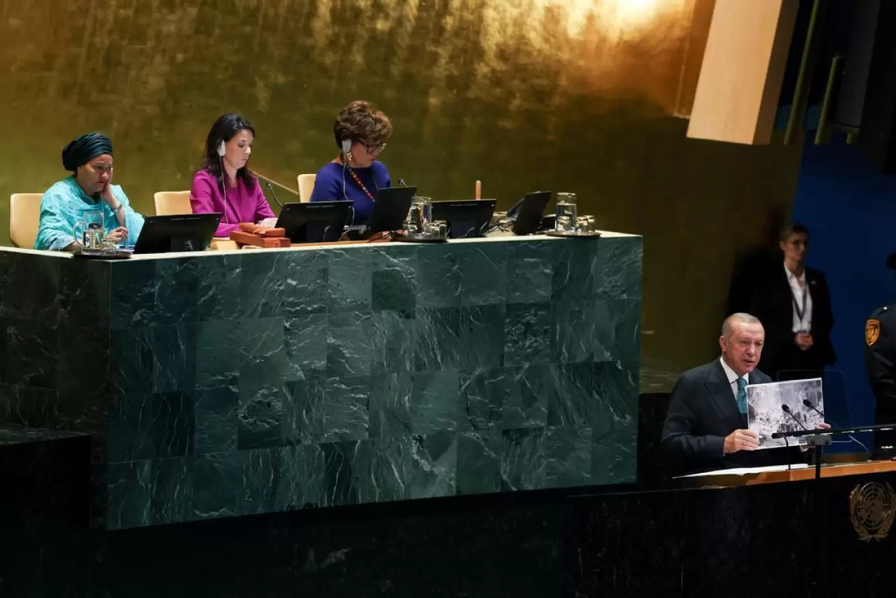 Cumhurbaşkanı Erdoğan dan BM Genel Kurulu nda önemli açıklamalar 2