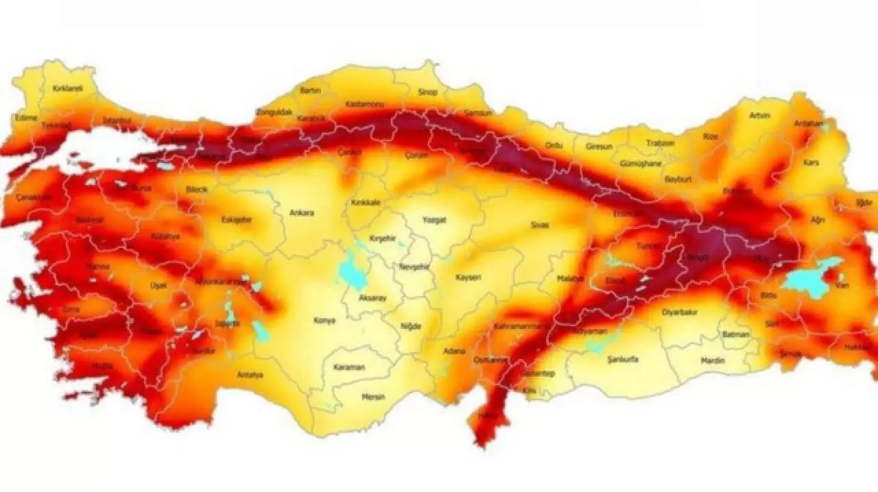 Deprem haritası