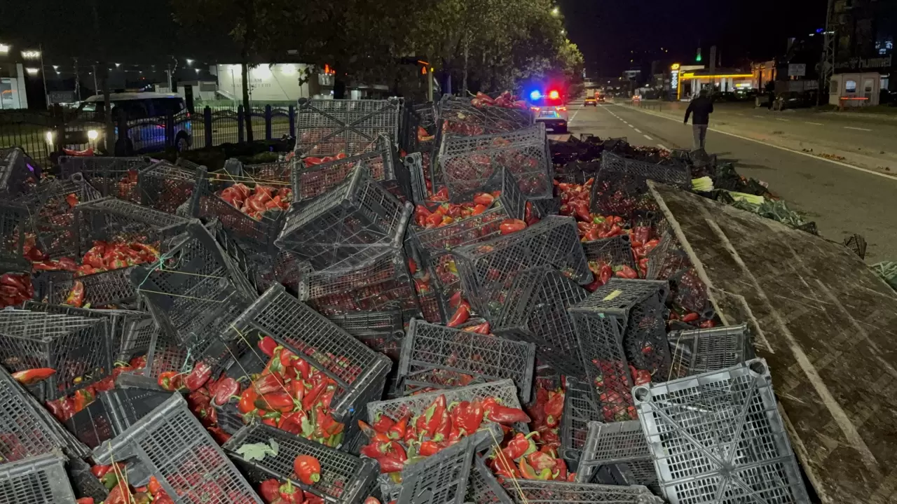 Biberler yola saçıldı